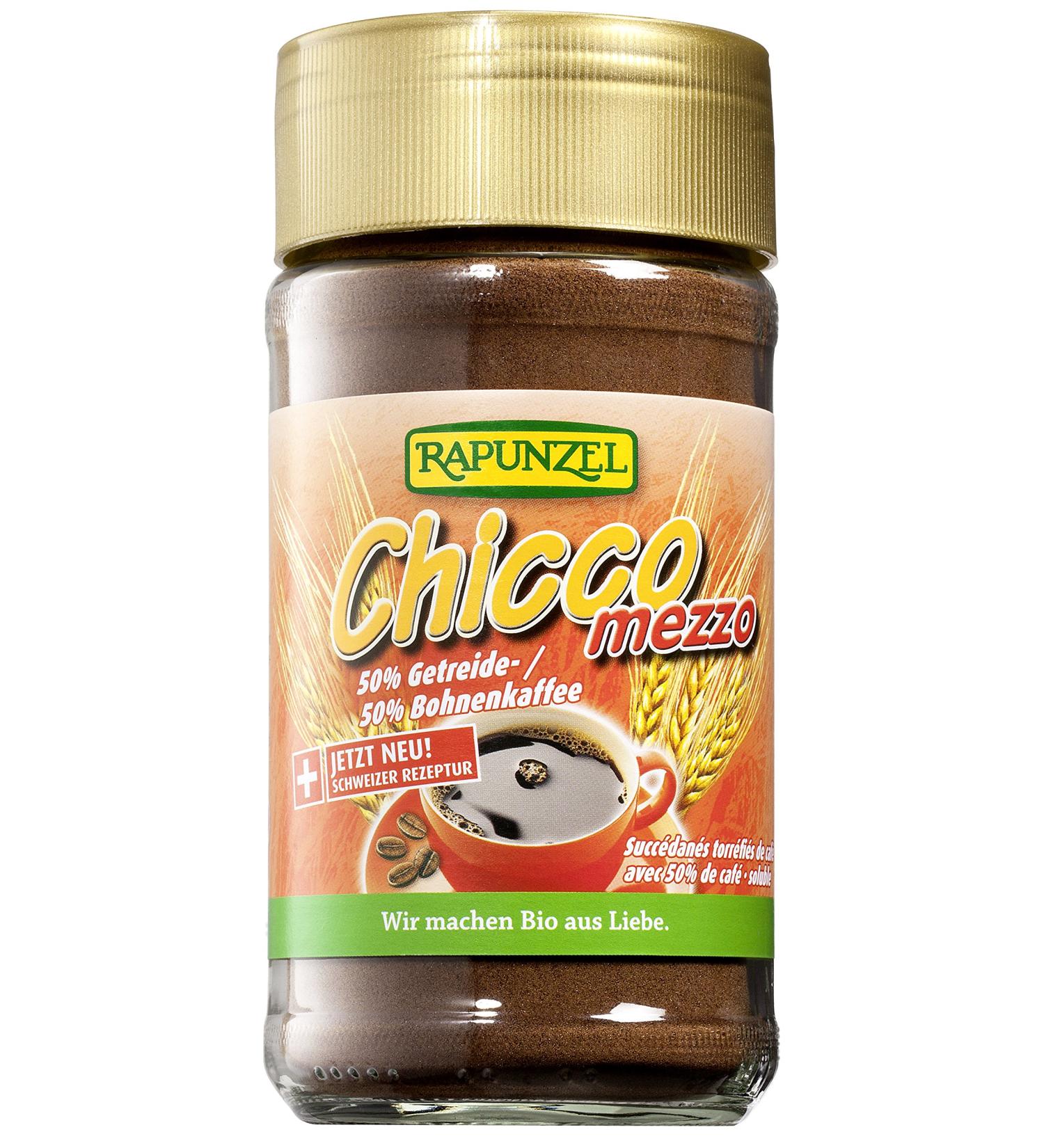 Rapunzel Naturkost Rapunzel Chicco Mezzo Instant Cereal Bean Coffee Pack of 3 3 x 100g