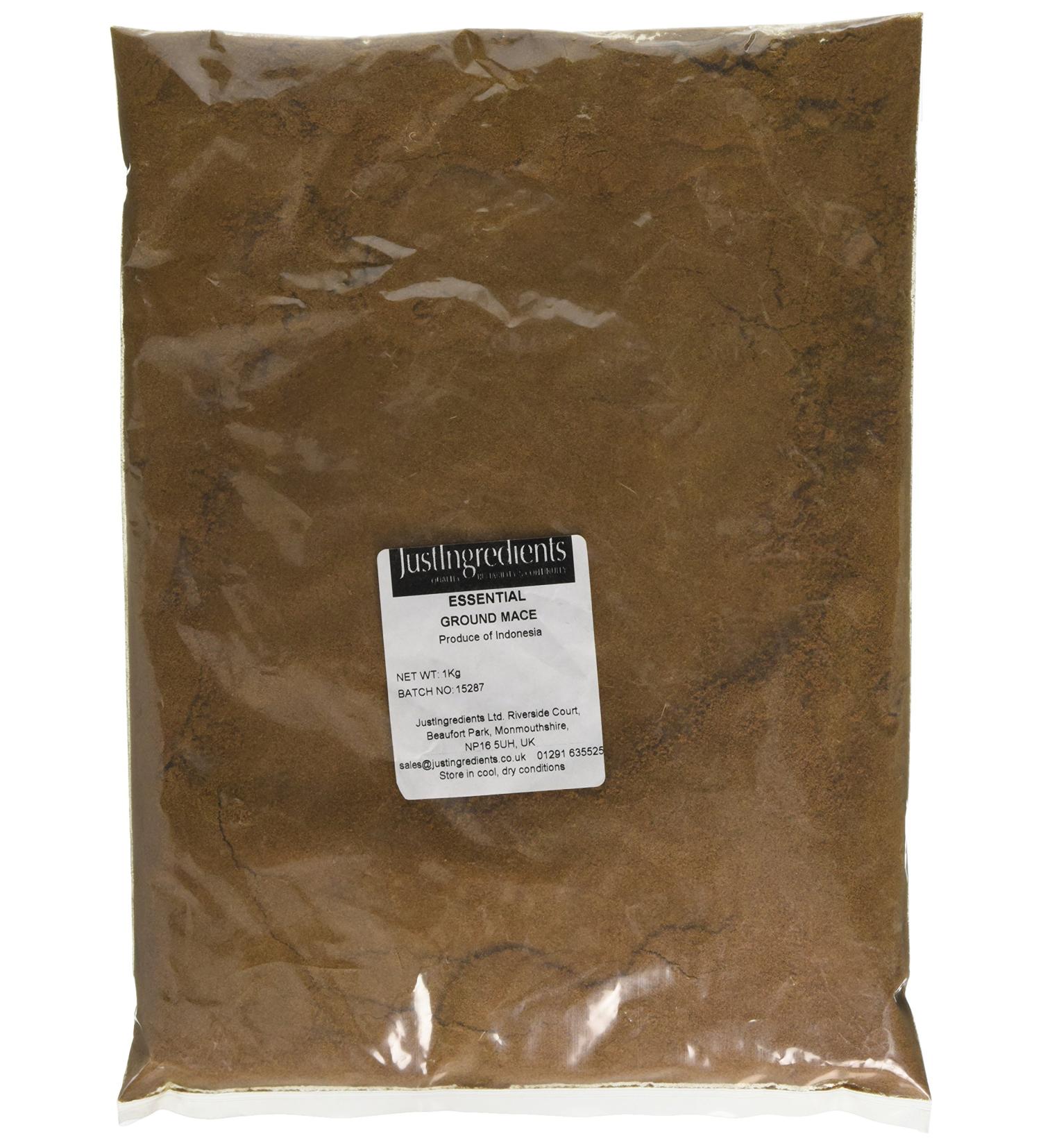 JustIngredients Essentials Mace Ground 1kg - Premium Quality Spice for Cooking - Buy Online on GoSupps.com