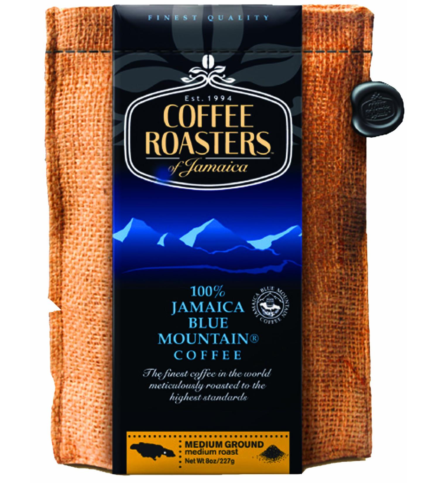 Blue Mountain Coffee 100% Jamaica Roasted and Ground (454g bag) - Buy Online on GoSupps.com