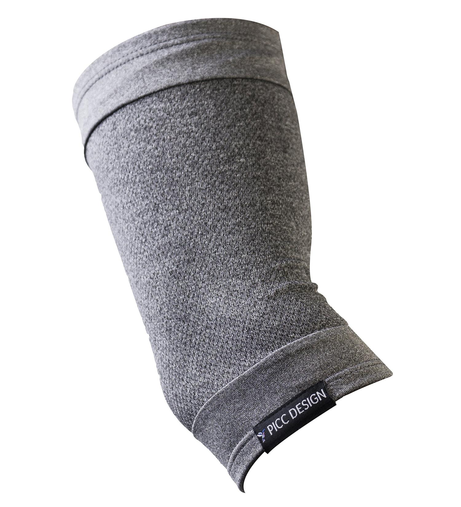 Buy Large Charcoal Slip-On PICC Line Arm Sleeve | Moisture-Wicking & Odor-Resistant - International Shipping Available - Buy Online on GoSupps.com