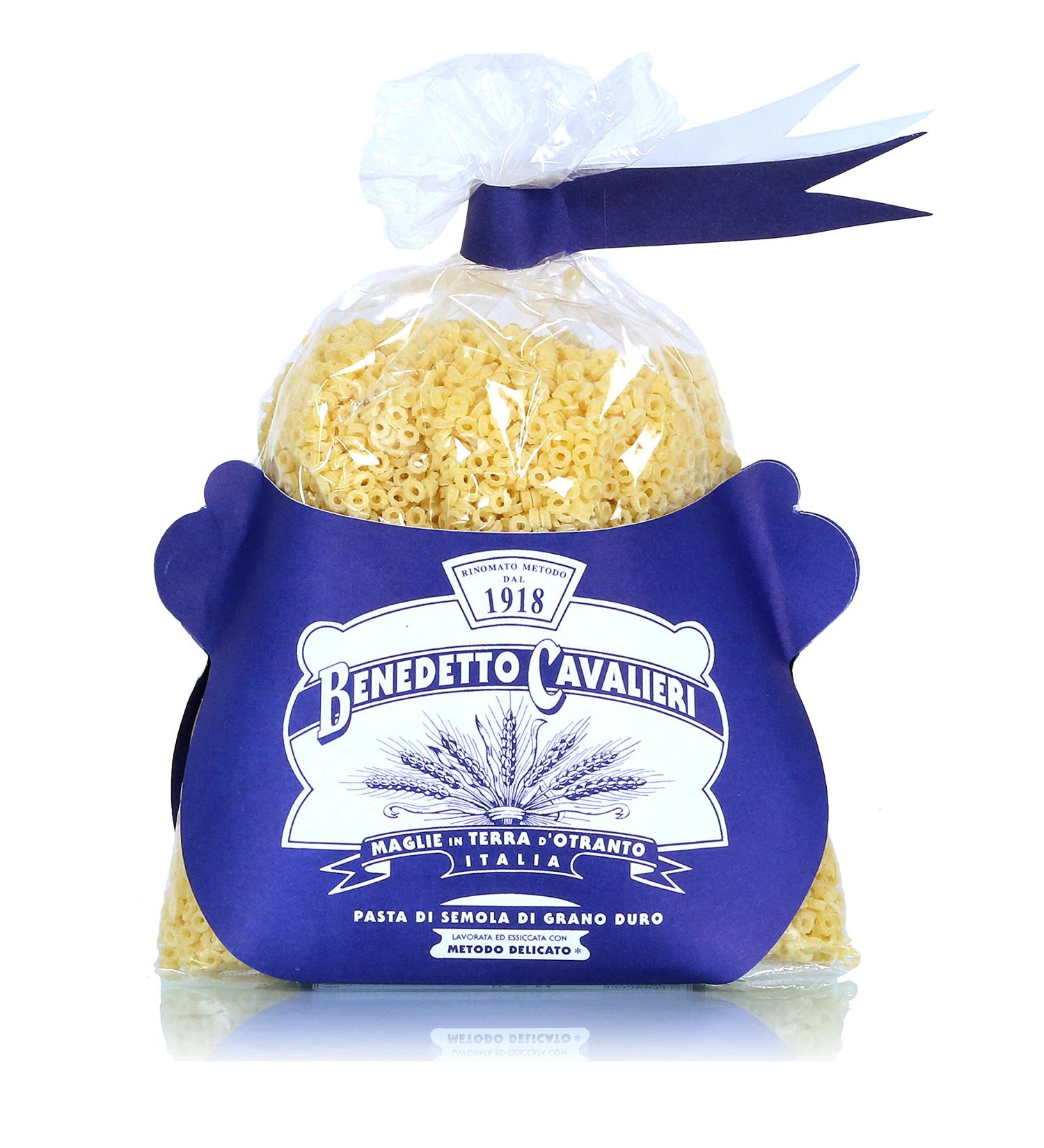 Anellini Rigati - Pastificio Cavalieri (4 x 500 g) - Buy Online on GoSupps.com