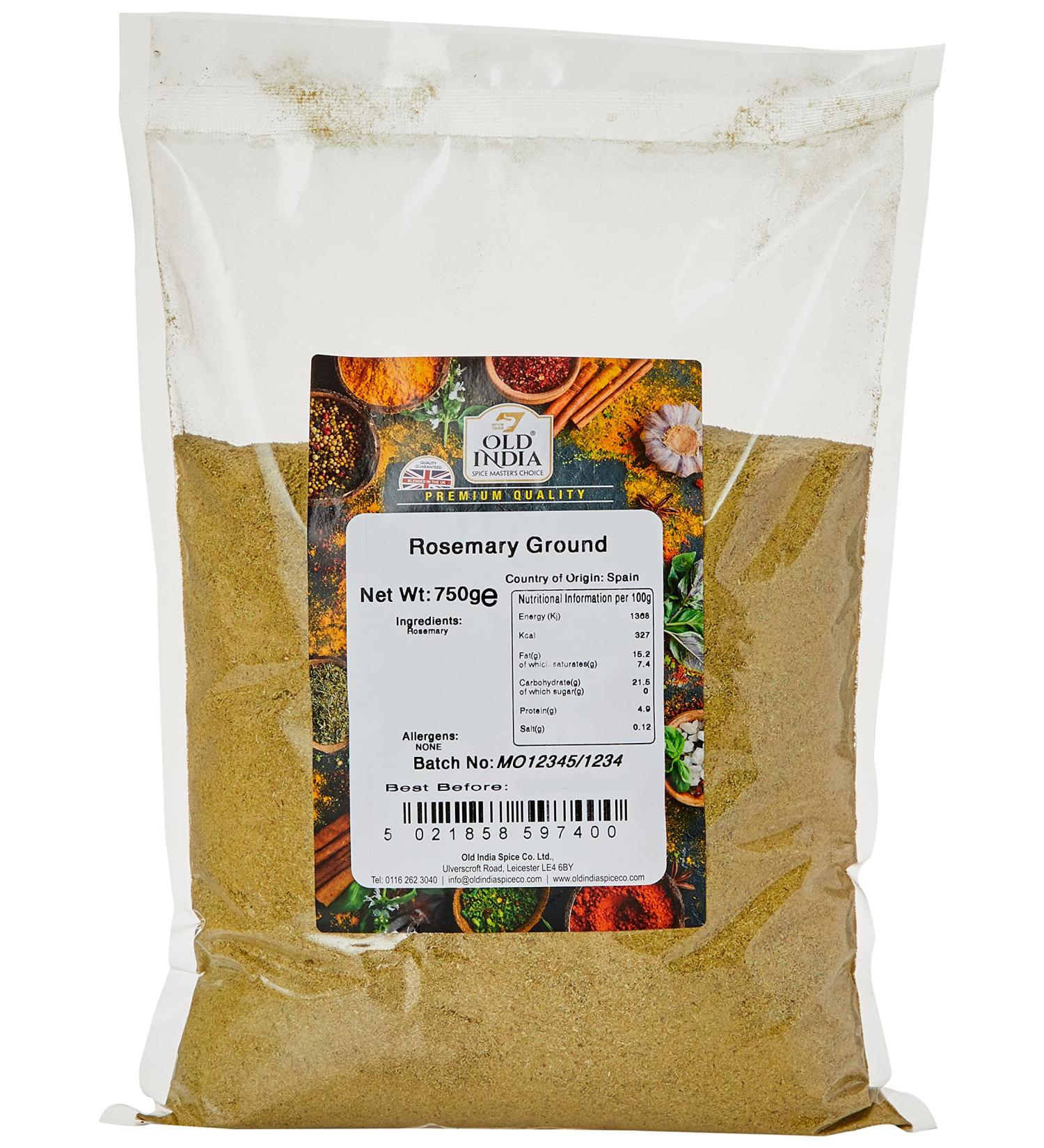 Old India Rosemary Ground 750g - Premium Quality Herb for Culinary Delights - Buy Online on GoSupps.com