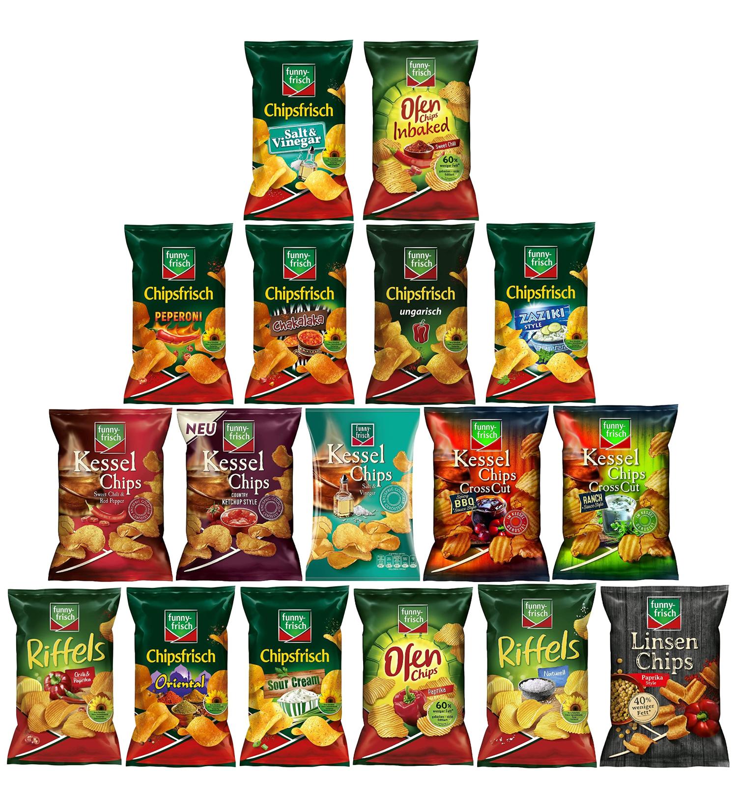 Funny Fresh 17 Party Mix - 17 Bags of Hilariously Delicious Chips | International Shipping Available - Buy Online on GoSupps.com