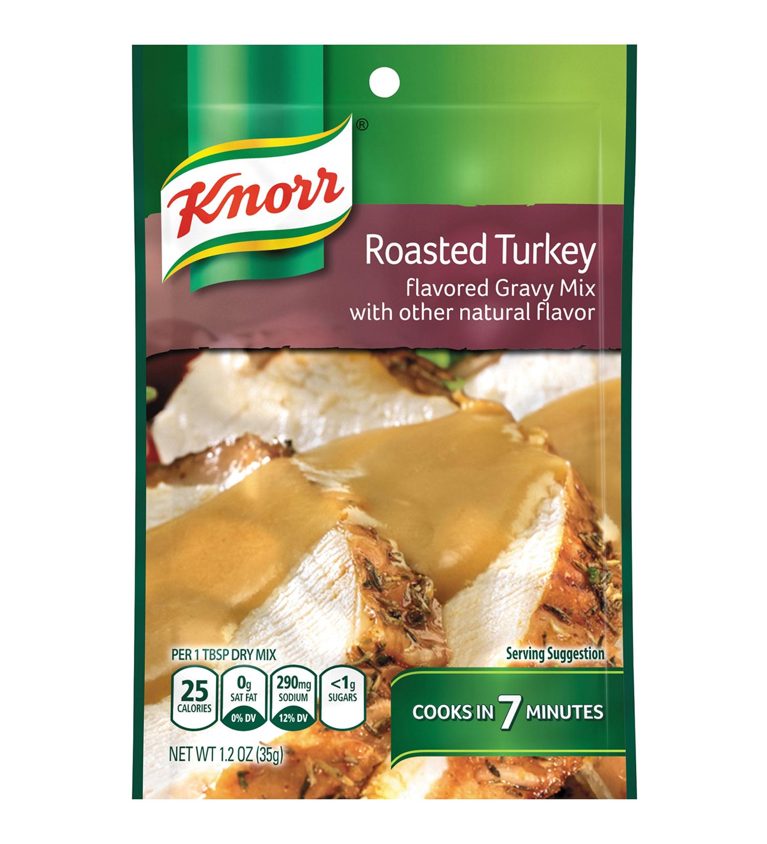 Knorr Roasted Turkey Gravy Mix, 1.2-Ounce (Pack of 12) Turkey Gravy 1.2 Ounce (Pack of 12)