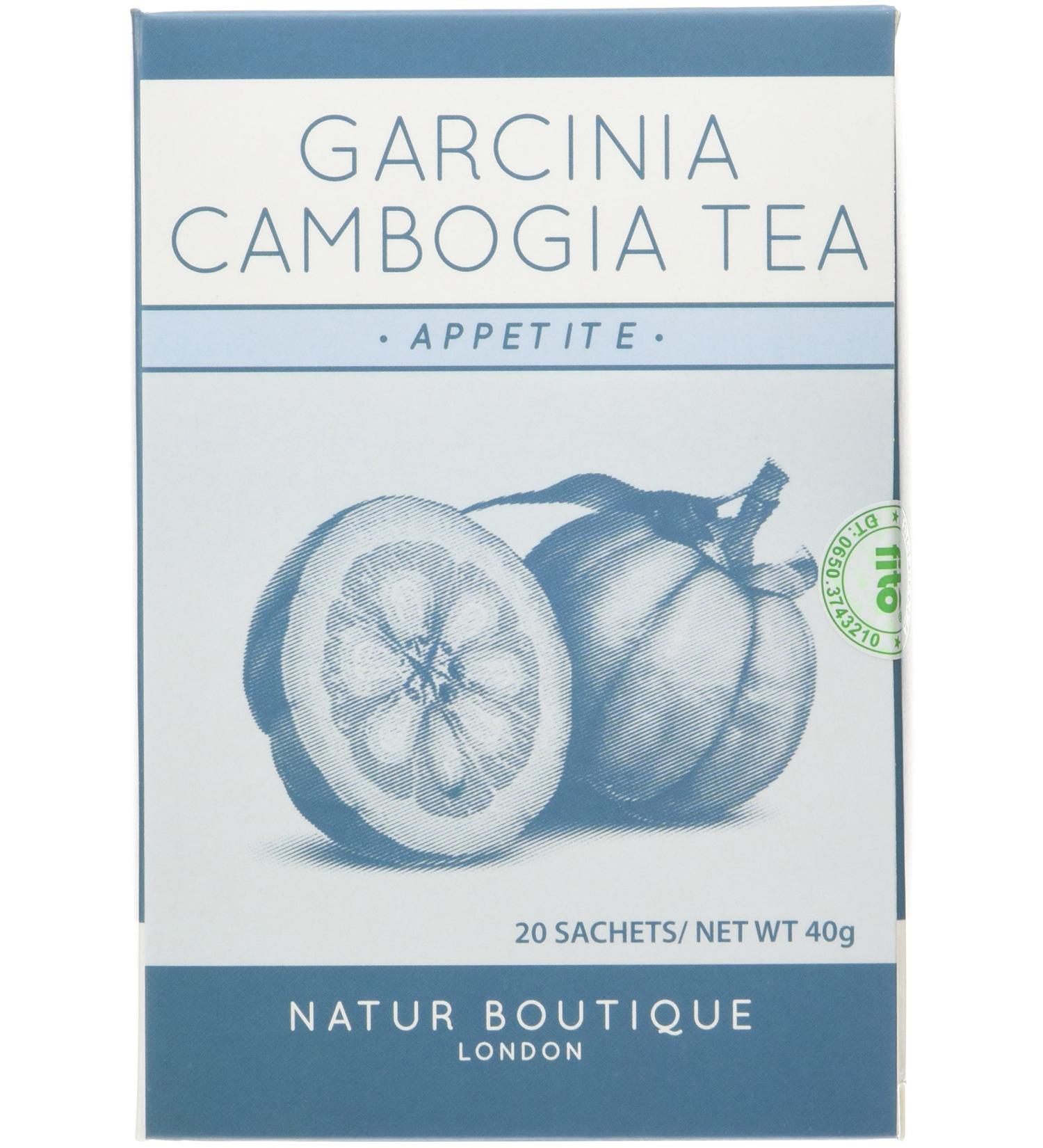 Natur Boutique Garcinia Cambogia Tea Sachets - Buy Online on GoSupps.com