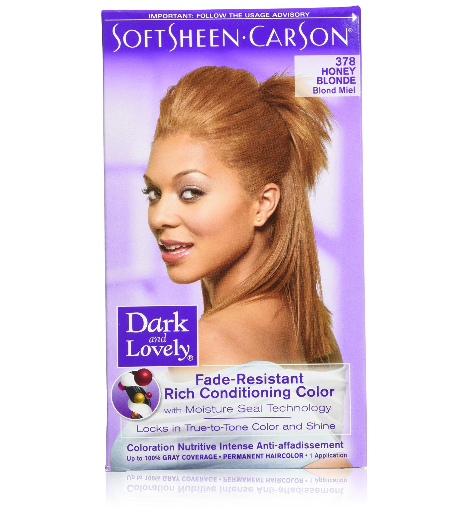Buy SoftSheen-Carson Honey Blonde 378 - Long-Lasting True-to-Tone Permanent Hair Color (Pack of 3) - International Shipping Available - Buy Online on GoSupps.com