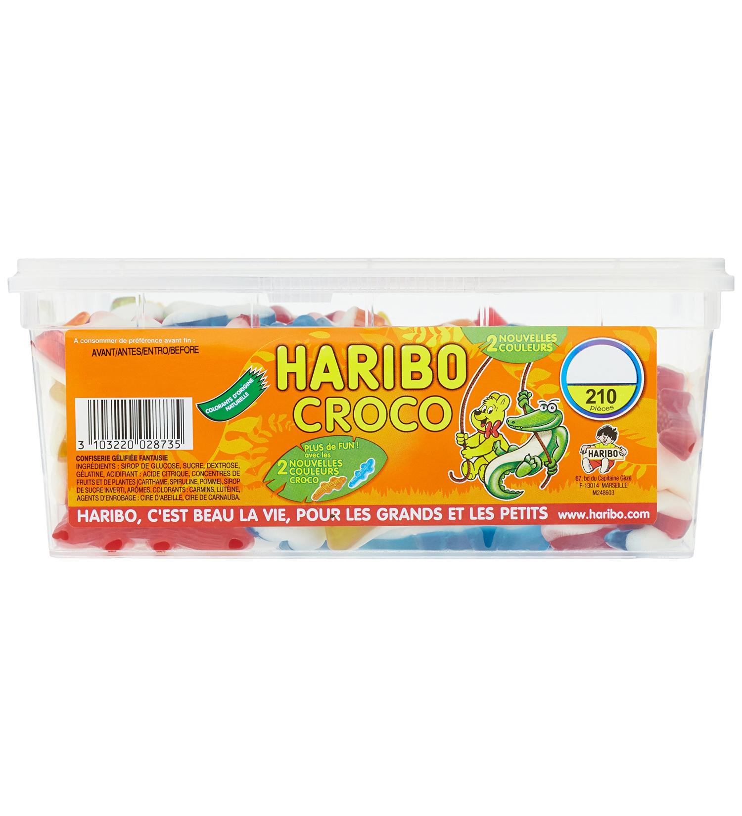 Haribo Croco Jelly Candy x 210 Pieces 1g - Buy Online on GoSupps.com