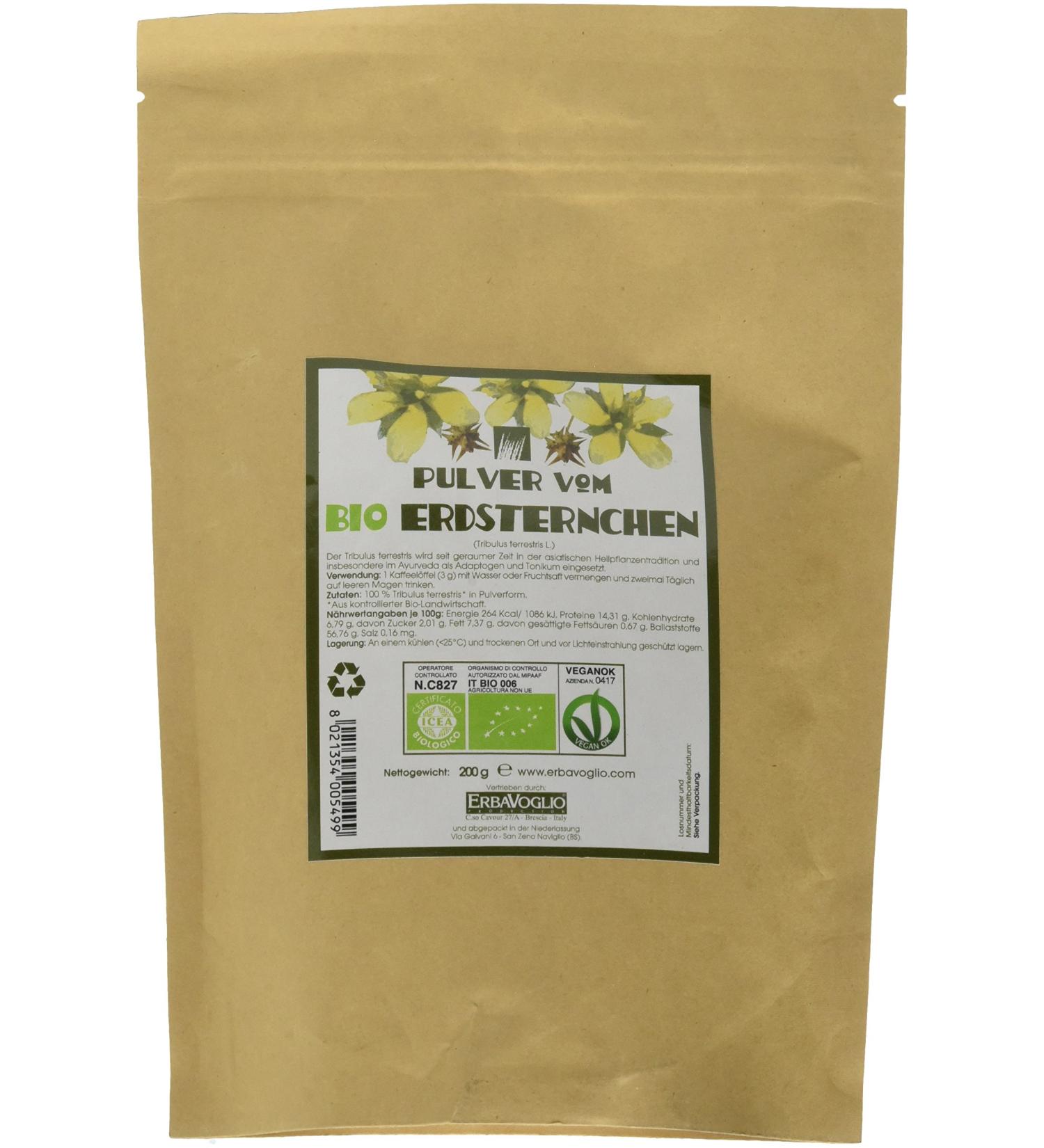 Buy Erbavoglio Powder from Organic Earth Burzeldorn - 200g Pack | Premium Organic Superfood for International Shipping - Buy Online on GoSupps.com
