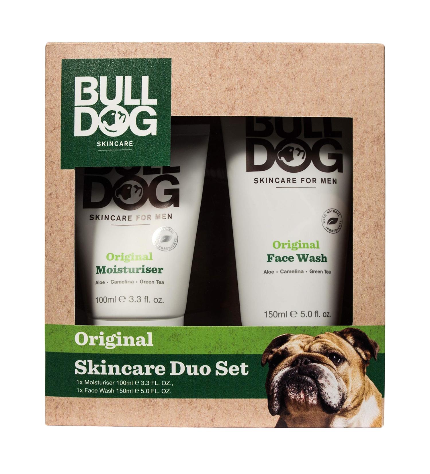 Shop Bulldog Skincare Original Duo Set - Premium Men's Skincare for All Skin Types | International Shipping Available - Buy Online on GoSupps.com