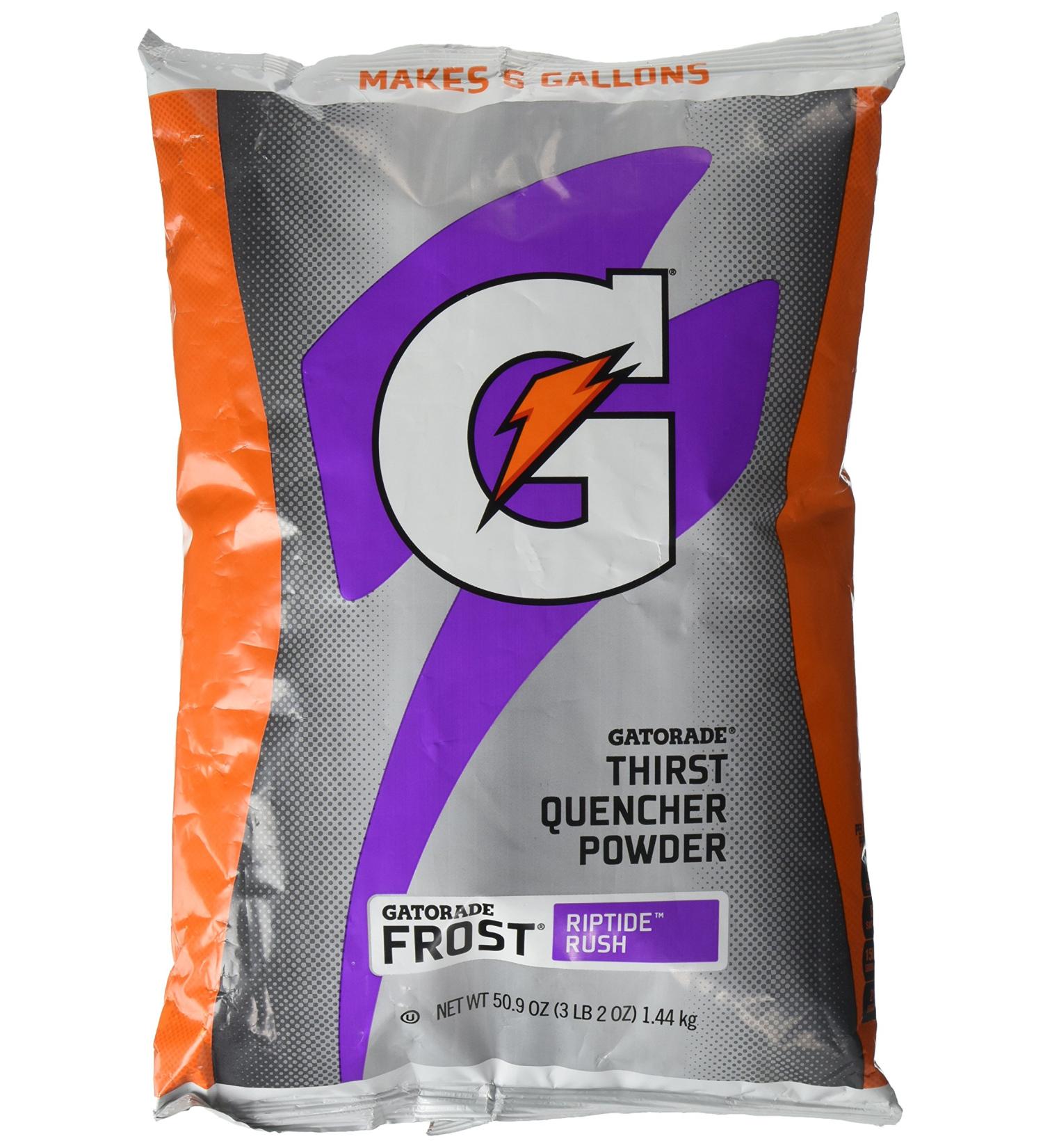 Gatorade Purple Frost Riptide Rush Powder 50.9 oz - Thirst Quencher - Buy Online on GoSupps.com