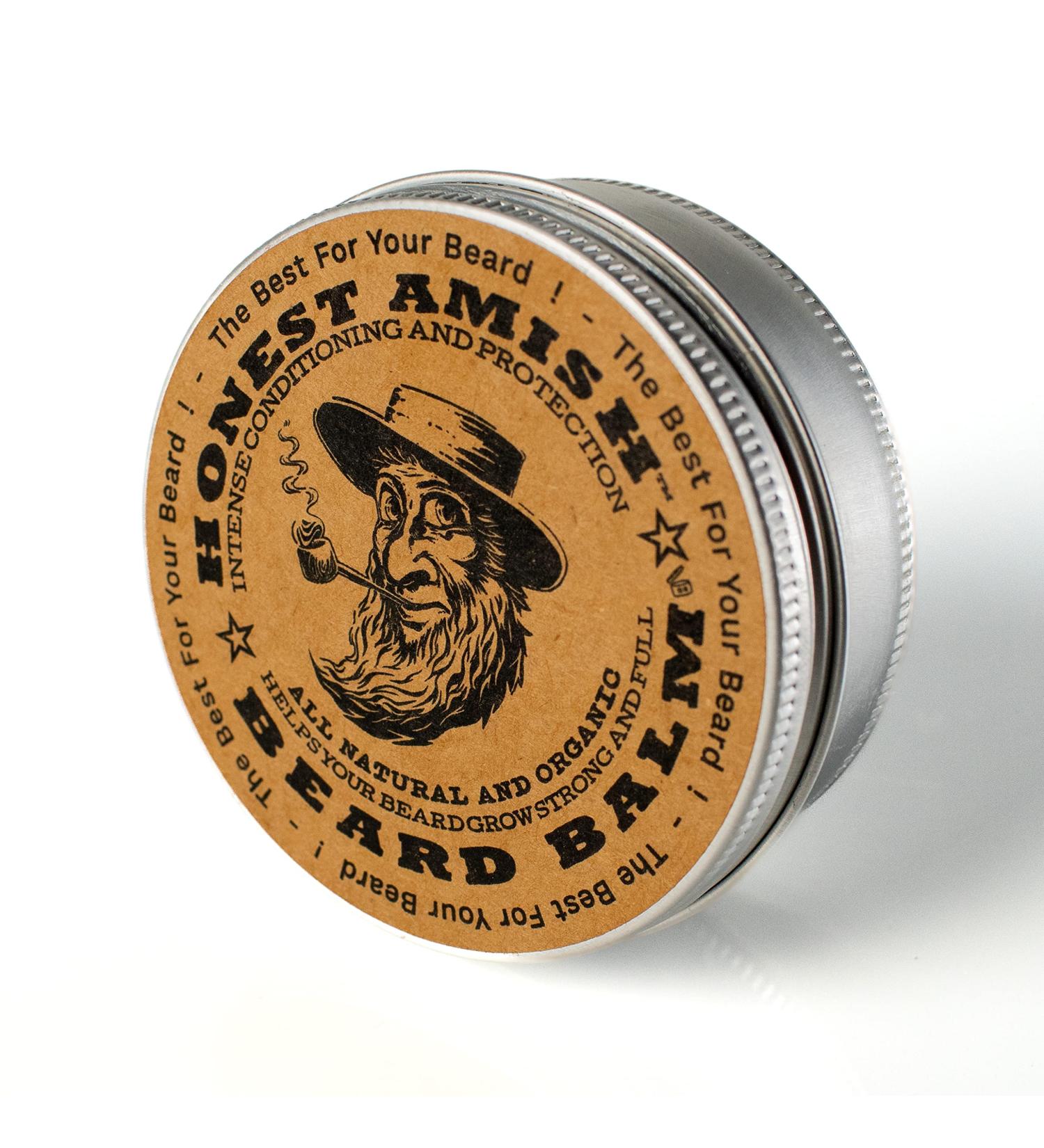 Honest Amish Beard Balm - 4 oz Twist Tin - Buy Online on GoSupps.com