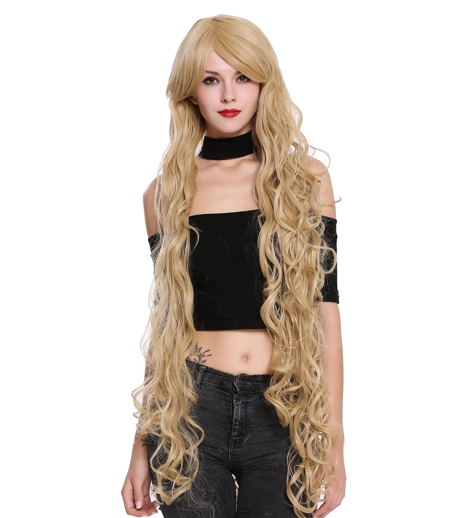 Buy WIG ME UP CL-100-86 - Extremely Long Light Blonde Rapunzel Curls Ladies Wig | International Shipping Available - Buy Online on GoSupps.com