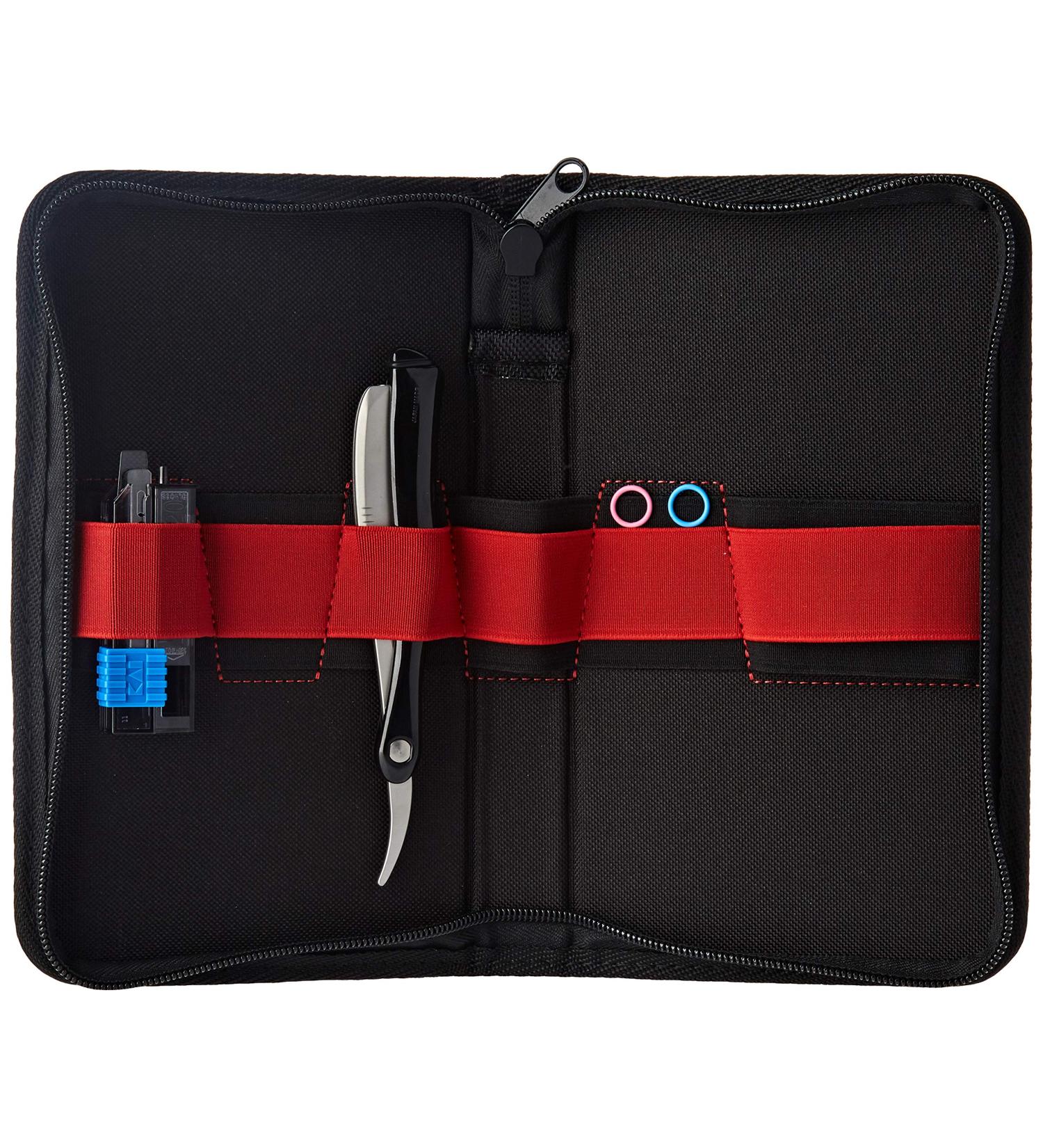 Kasho Captain R7 folding razor with 20 blades