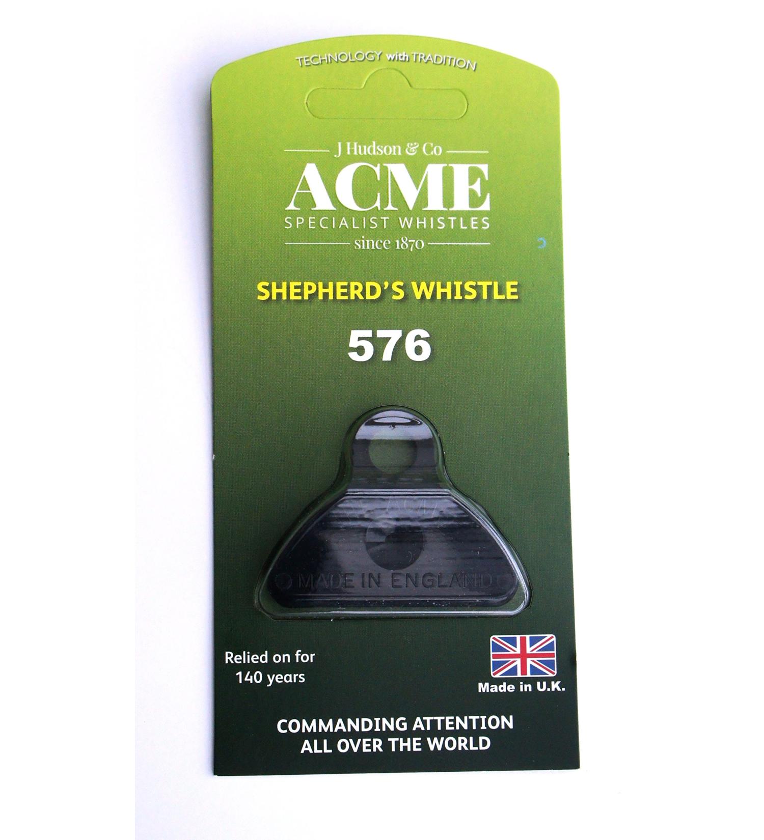 ACME SHEPHERDS WHISTLE 576 BLACK LIP WHISTLE DOG RECALL DOG TRAINING AND OBEDIENCE