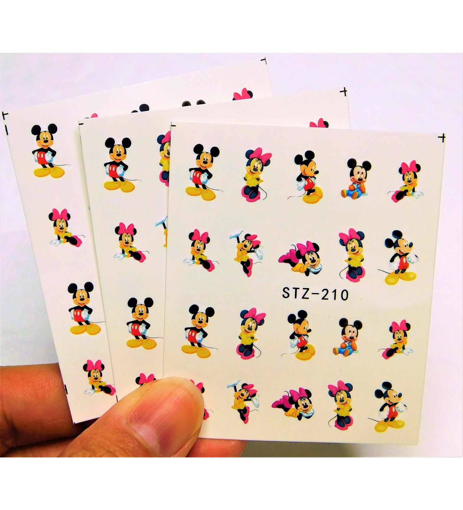Yellow Dress Minnie Mouse Nail Decal Mickey Mouse Water transfer Disney Nail Art 2018 - Buy Online on GoSupps.com