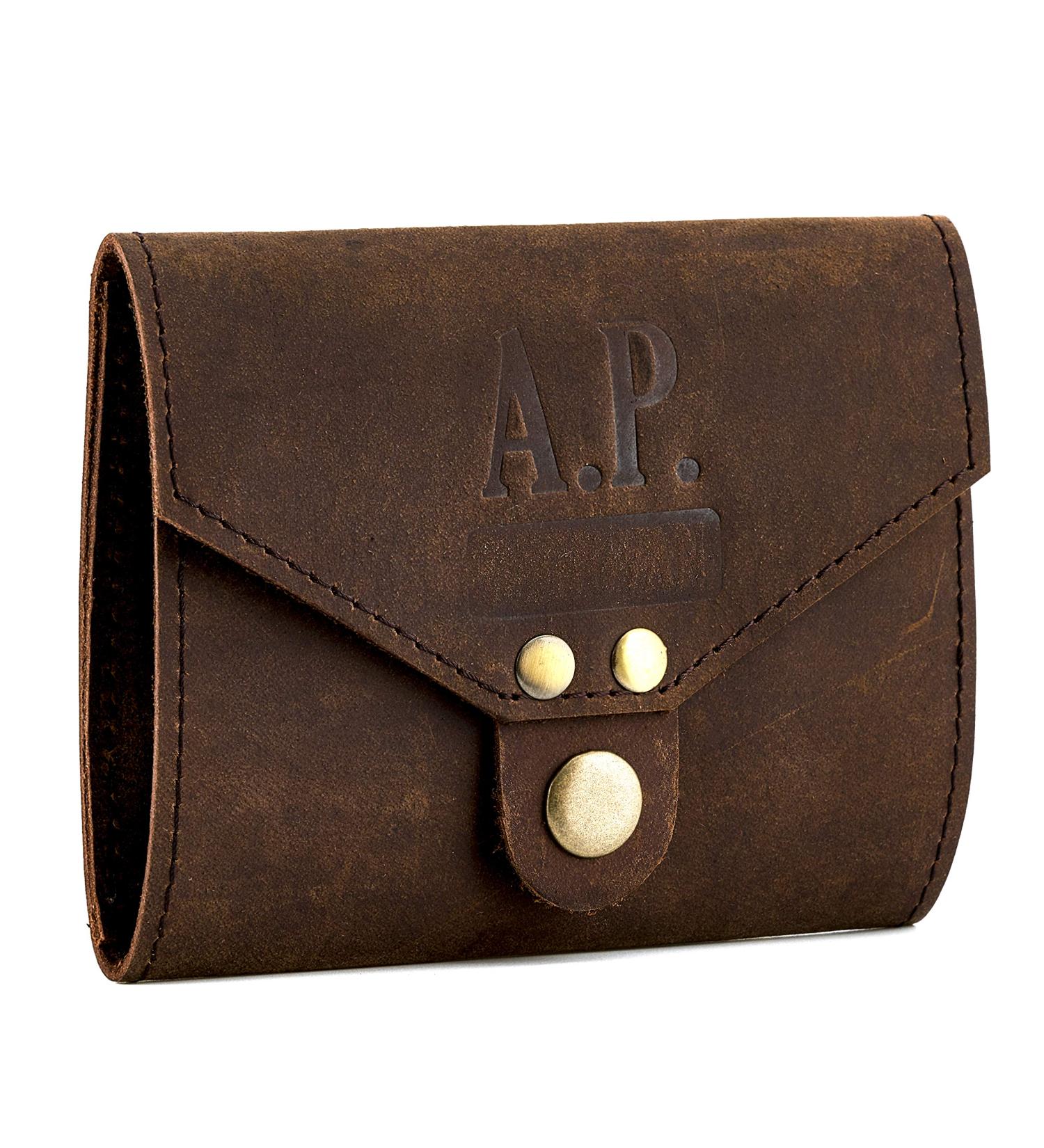 AP Donovan Leather Case for Safety Razor & Shaving Brush | Travel Shaving Case | Premium Brown Leather - Buy Online on GoSupps.com