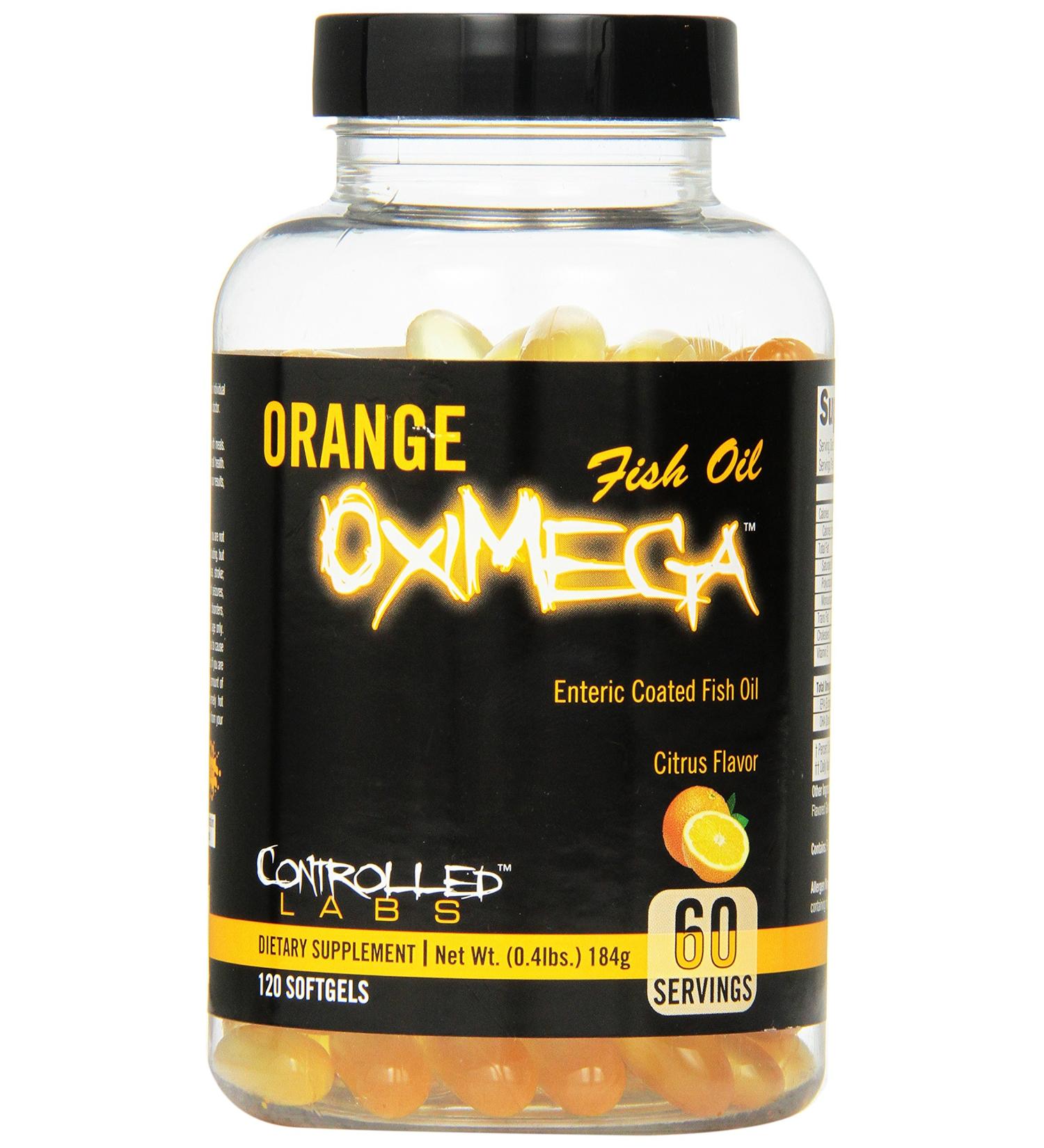 Controlled Labs OxiMega Fish Oil - Citrus Flavor, 120 Softgels | Premium Omega-3 Supplement - Buy Online on GoSupps.com