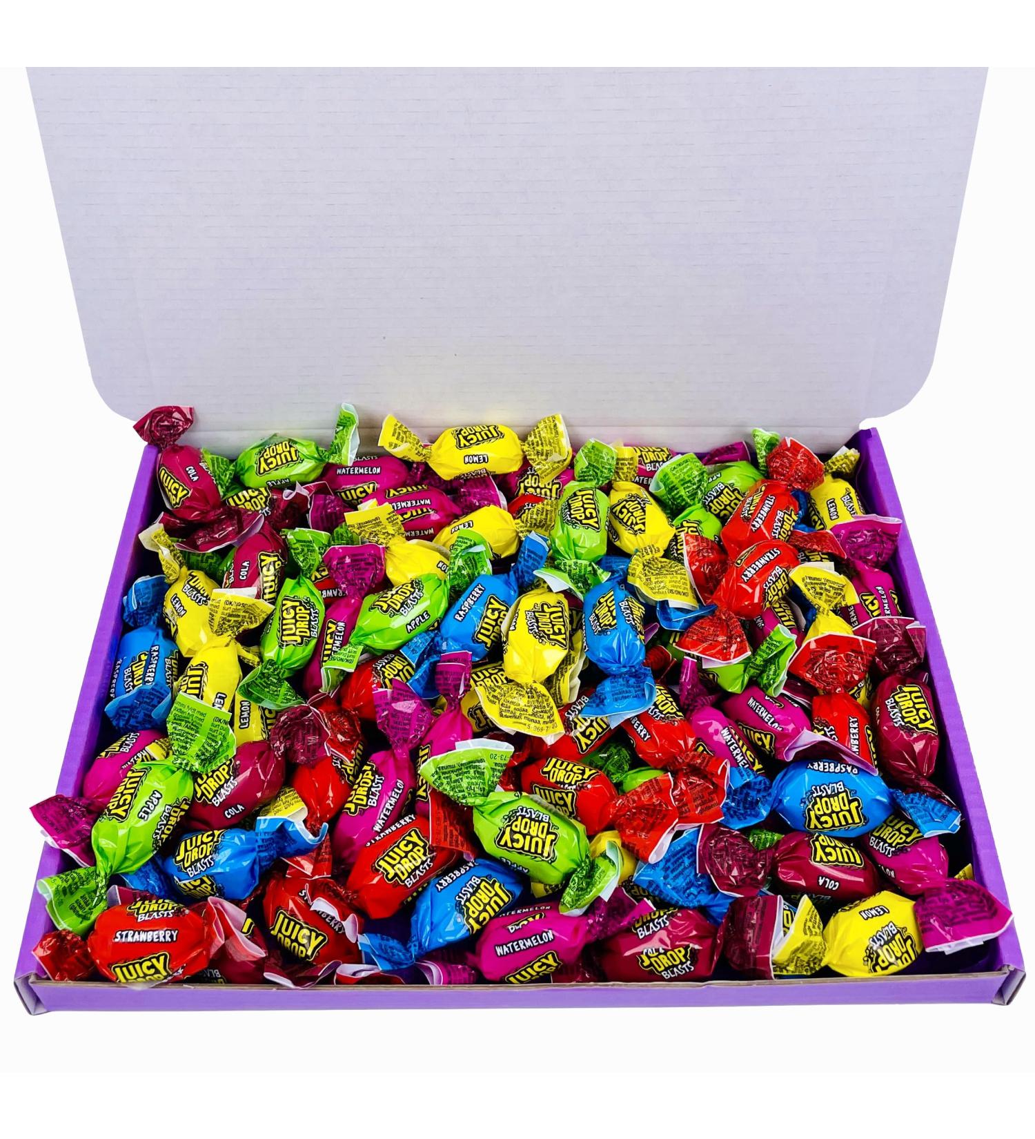 Juicy Drop Blasts Sweets Gift Box Hamper 60 Pieces American Candy Chewy Fruit - Buy Online on GoSupps.com