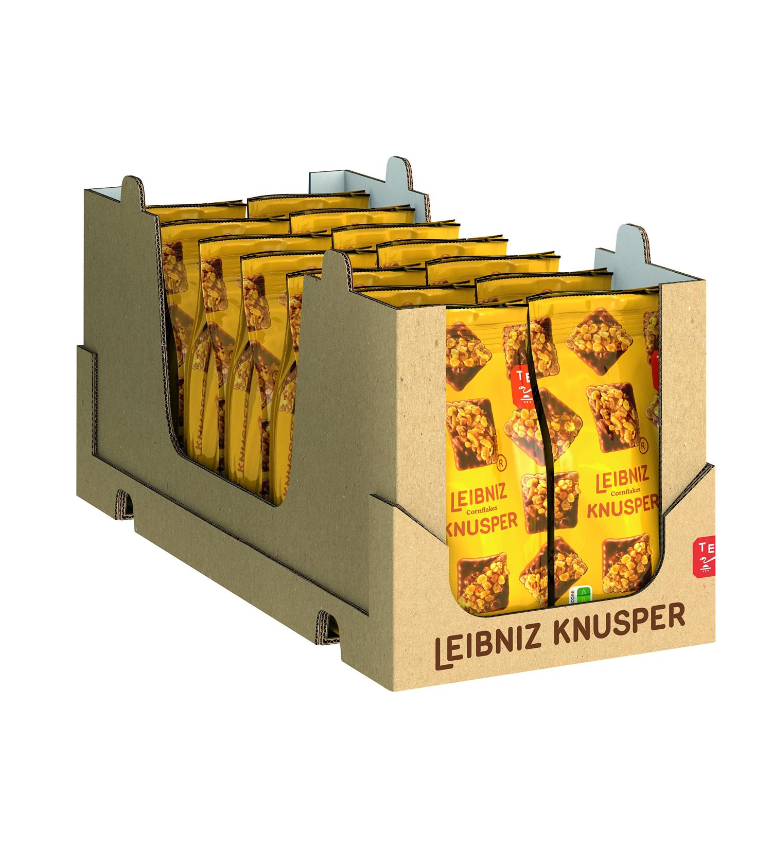 Buy Leibniz Knusper Cornflakes - Crunchy Cookies with Milk Chocolate (10 x 150g) - Perfect Snack Pack for International Shipping - Buy Online on GoSupps.com