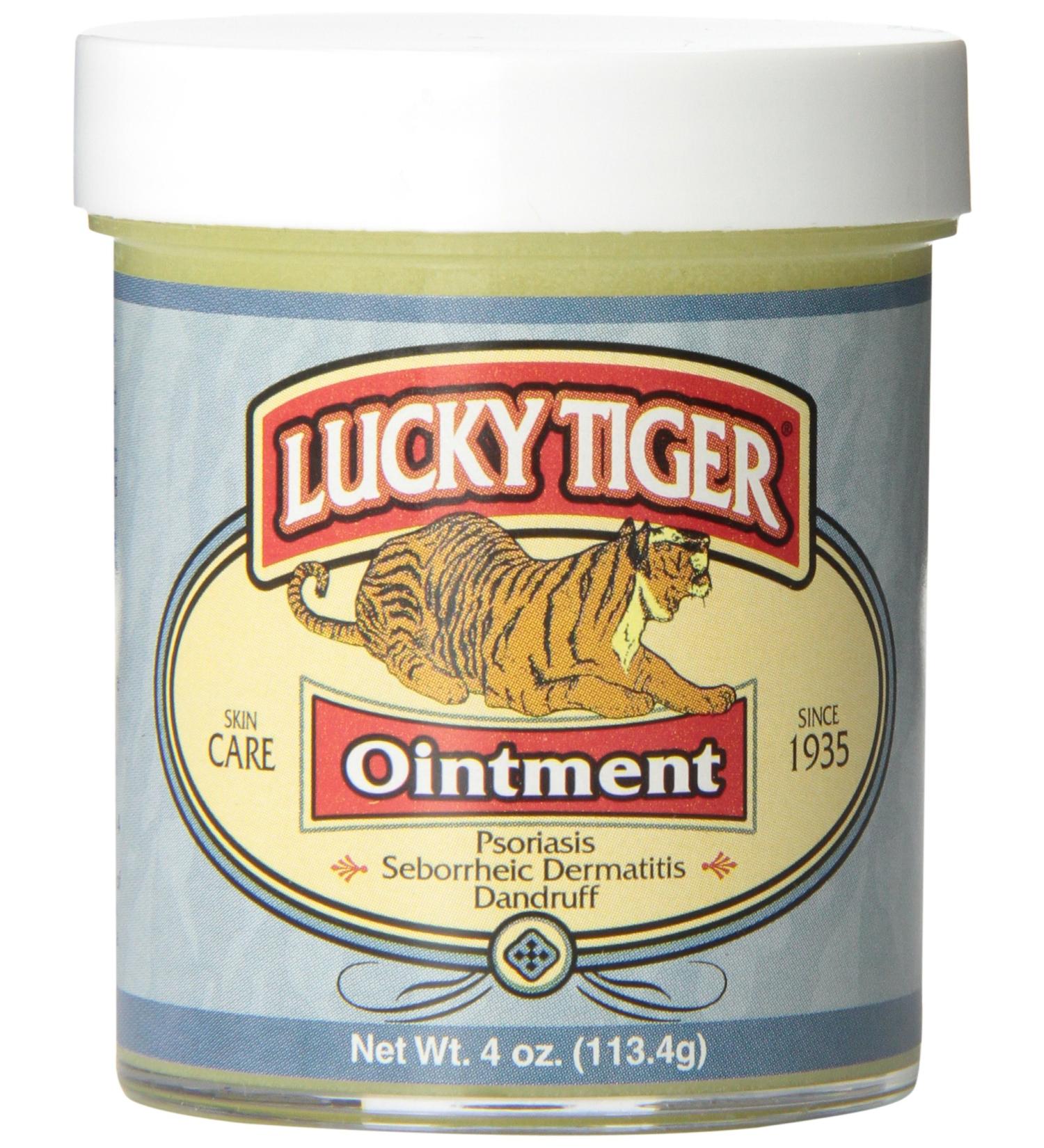 Lucky Tiger Skin Care Ointment 4oz - Soothing Solution for Skin Irritations - Buy Online on GoSupps.com