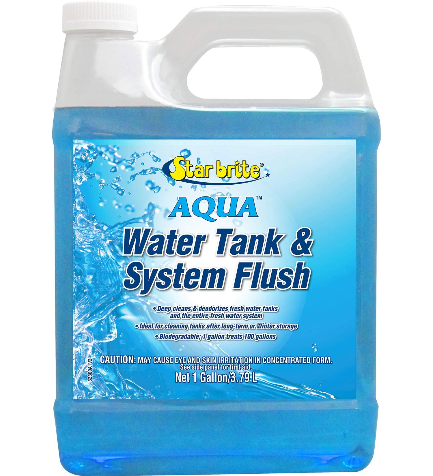 STAR BRITE Aqua Water Tank & System Flush - Deep Cleans & Deodorizes Fresh Water Tanks - 1 GAL (032300) - Buy Online on GoSupps.com