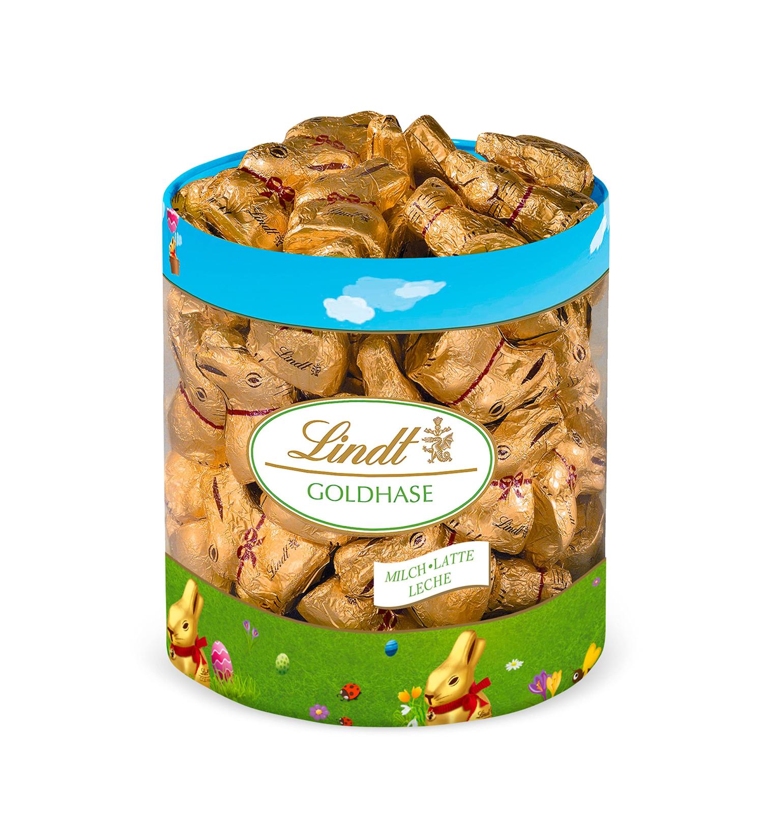 Lindt - Box of Mini-Moulages GOLD RABBIT - Milk Chocolate - Ideal for Easter 700g - Buy Online on GoSupps.com