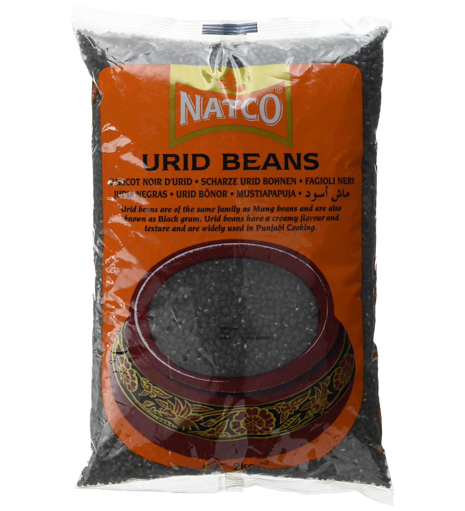 Natco Urid Beans 2 kg - Premium Quality Legumes for Healthy Cooking - Buy Online on GoSupps.com
