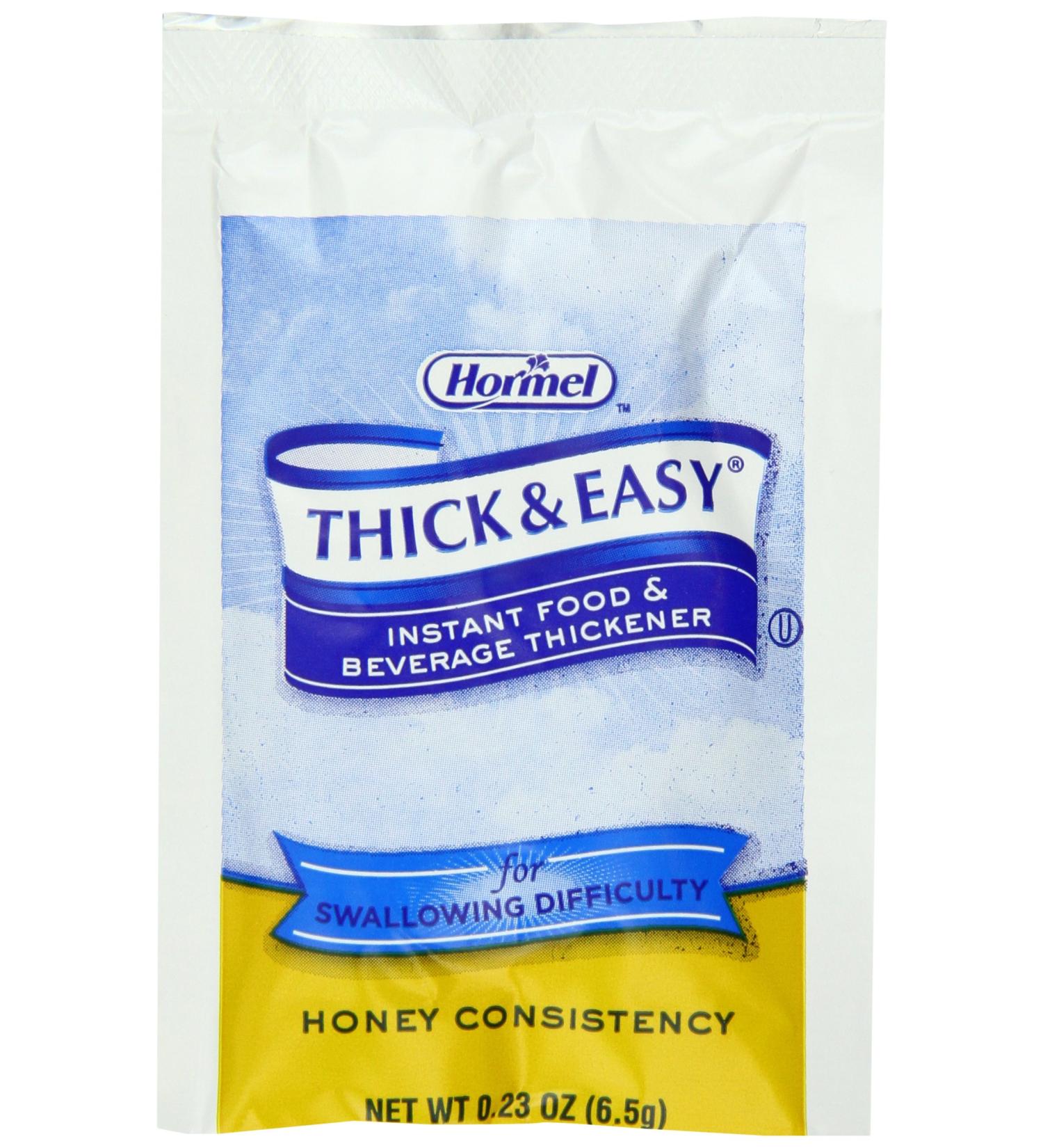 Hormel Thick & Easy Instant Food Thickener, Honey Consistency, 0.23 oz (Pack of 100) - Buy Online on GoSupps.com