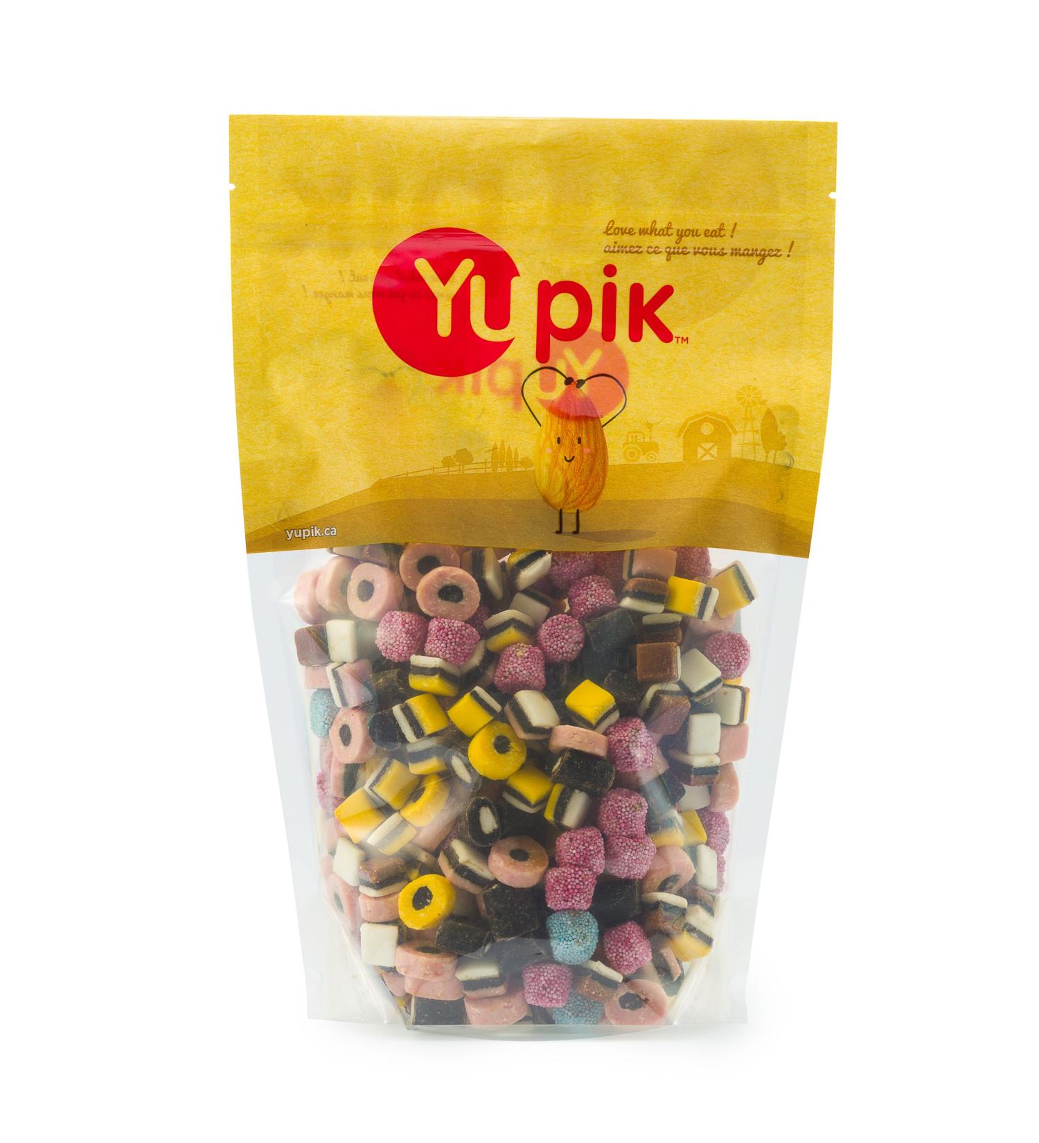 Yupik Assorted Mini Licorice with Natural Flavors & Colors 1 Kilogram 6 Count 6 kg - Buy Online on GoSupps.com