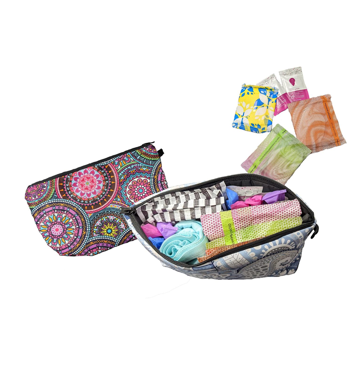 Period Starter Kit for Tween and Teen Girls (Girls Size 10 with Tampons) Girls Size 10 With Tampons