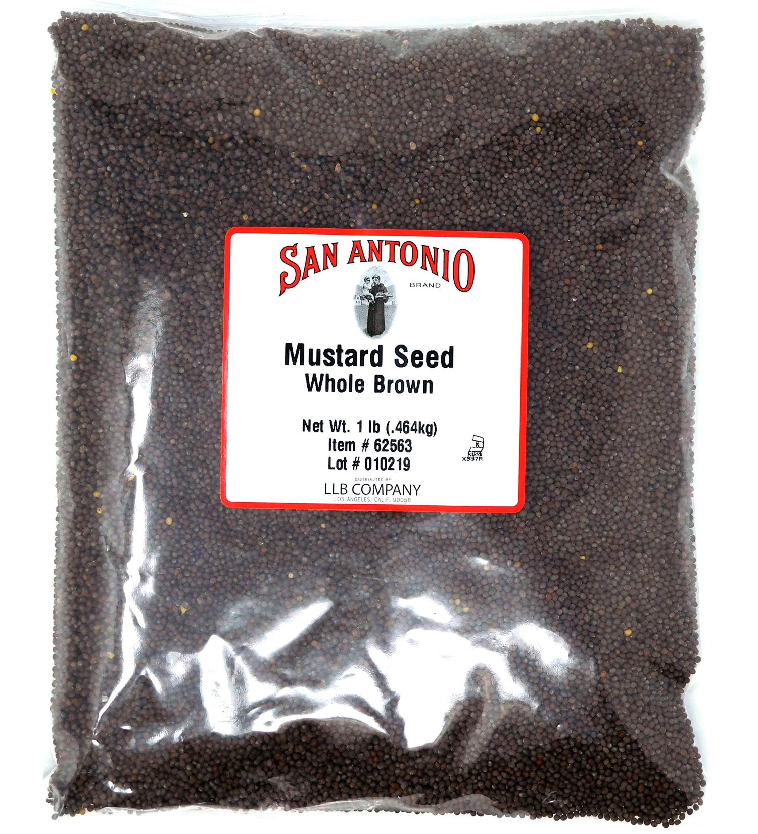 16 Ounce Premium Whole Brown Mustard Seed (1 Pound Bulk Seeds)
