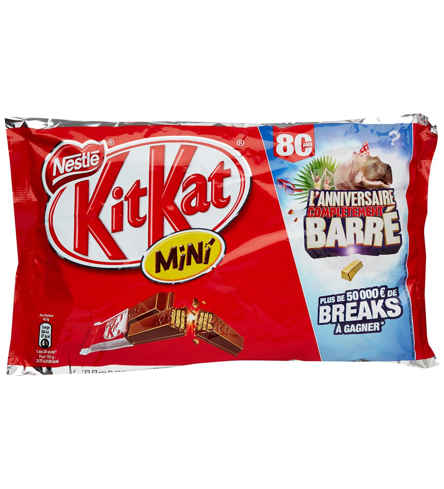 Kit Kat Pack of mini chocolate bars 350 g - Buy Online on GoSupps.com