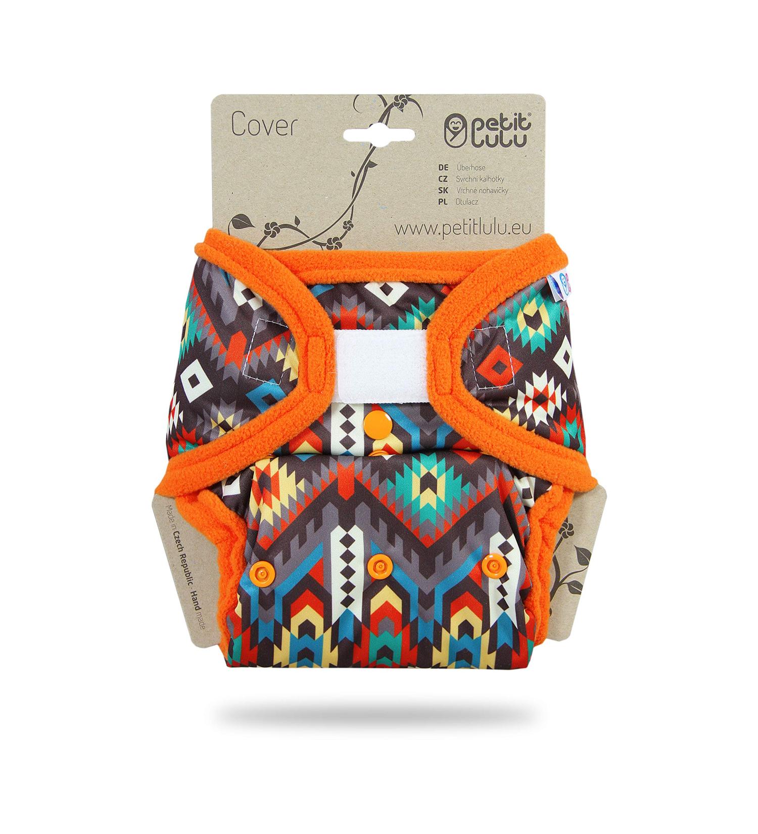 Petit Lulu Size 2 Powy Overpants (5-16 kg) - Velcro Baby Diaper Pants | Washable & Waterproof | Ethno Design Made in EU - Buy Online on GoSupps.com