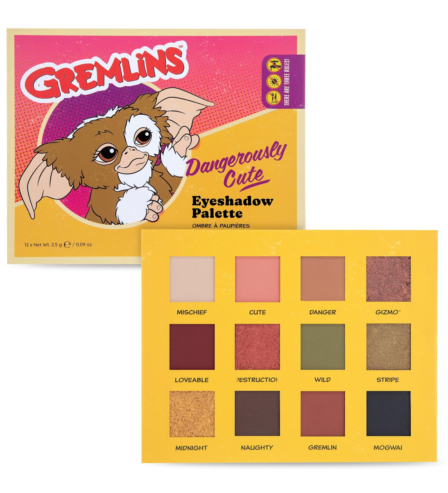 Buy MAD Beauty Warner Bros Gremlins Eyeshadow Palette - Travel Ready with Lid Mirror & Metallic Shimmers - International Shipping Available - Buy Online on GoSupps.com