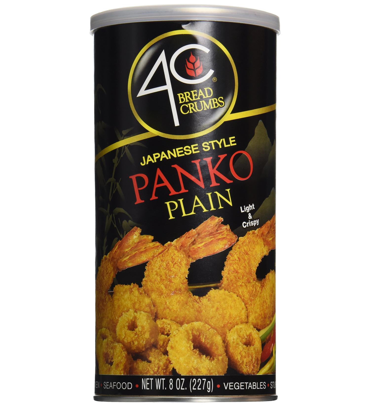 4C Panko Bread Crumbs Plain 8 oz - Premium Quality Crispy Breadcrumbs - Buy Online on GoSupps.com