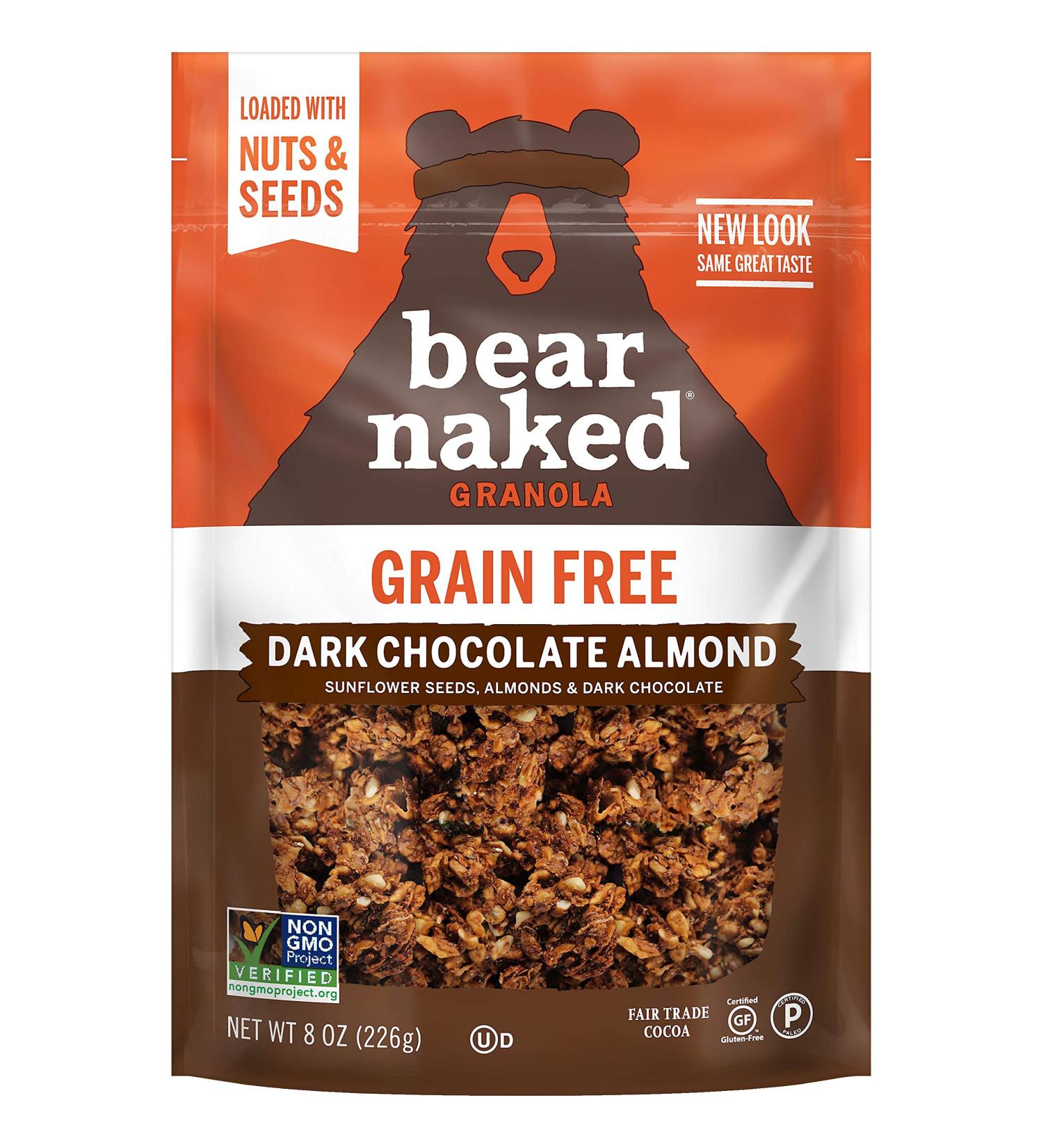 Bear Naked Grain Free Granola - Dark Chocolate Almond 8 oz | Healthy Snack - Buy Online on GoSupps.com