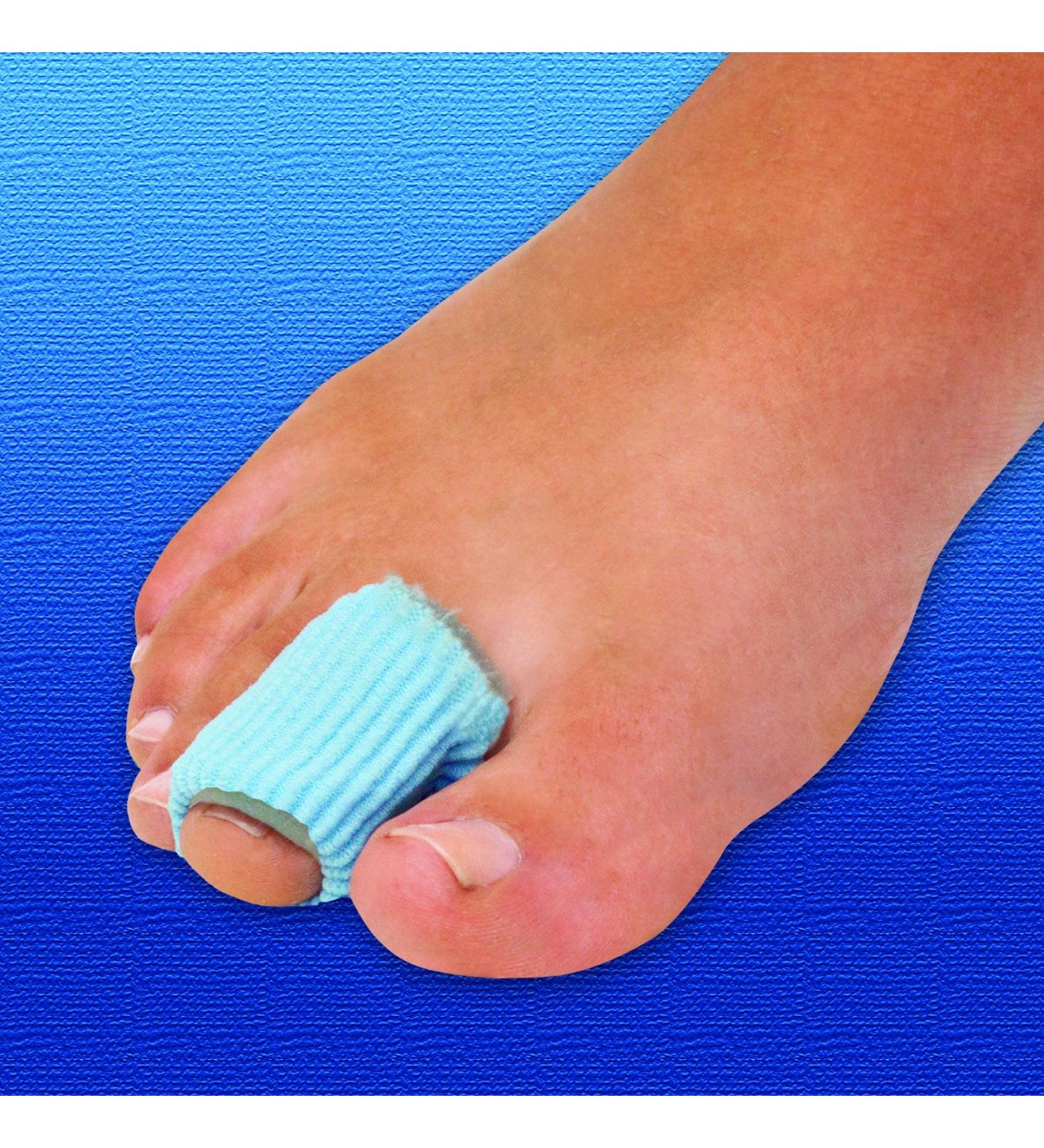 Silipos Antibacterial Corn Pads | x6| Cushioning Slip On Gel with Active Gel for Toes & Fingers | Medium by Silipos