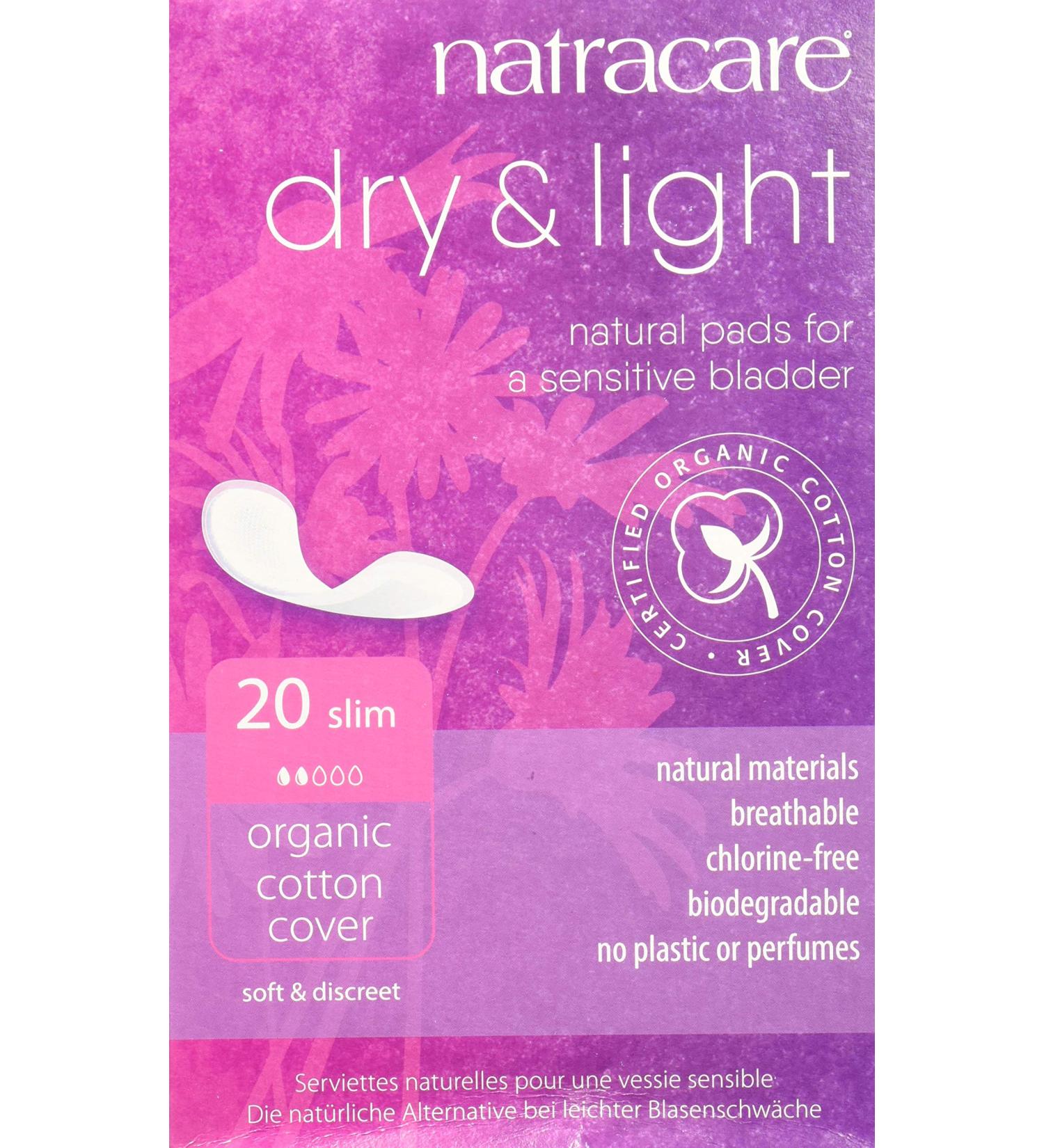 NATRACARE Dry & Light Incontinence Pads - 20 Count - Buy Online on GoSupps.com