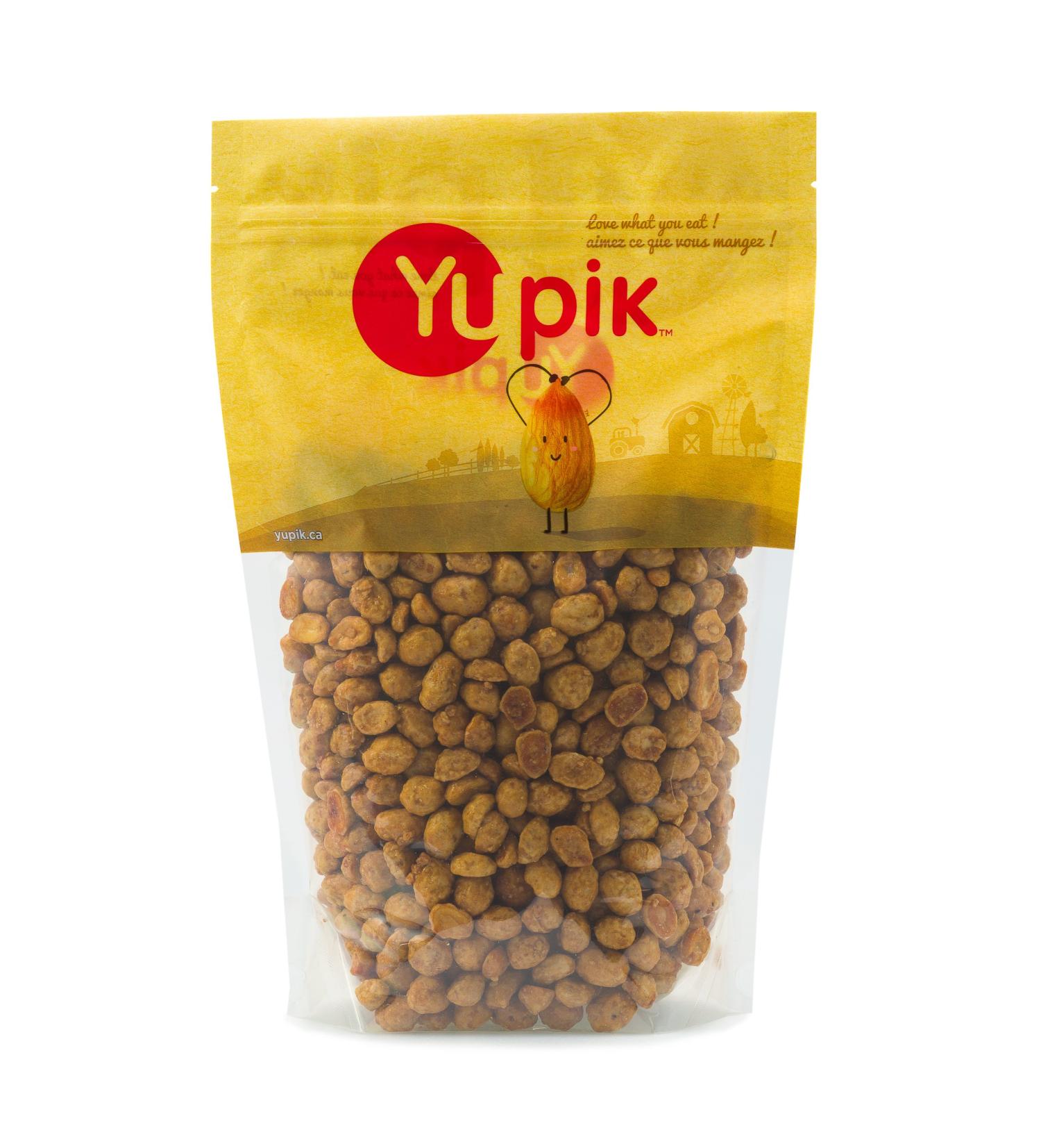 Yupik Butter Flavored Peanuts 1 kg 6 Count Kosher Vegan Peanuts in Butter Flavored Coating Crunchy Shell Candied Nuts Seasoned Nuts Sweet Snacks Perfect for Parties & Game Night 6 kg - Buy Online on GoSupps.com