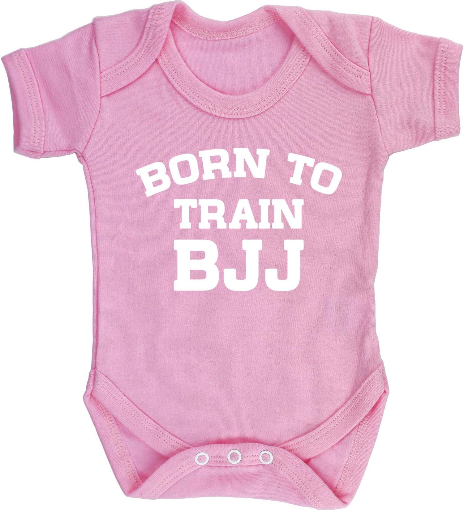 Hippowarehouse Born to train bjj baby vest bodysuit (short sleeve) boys girls