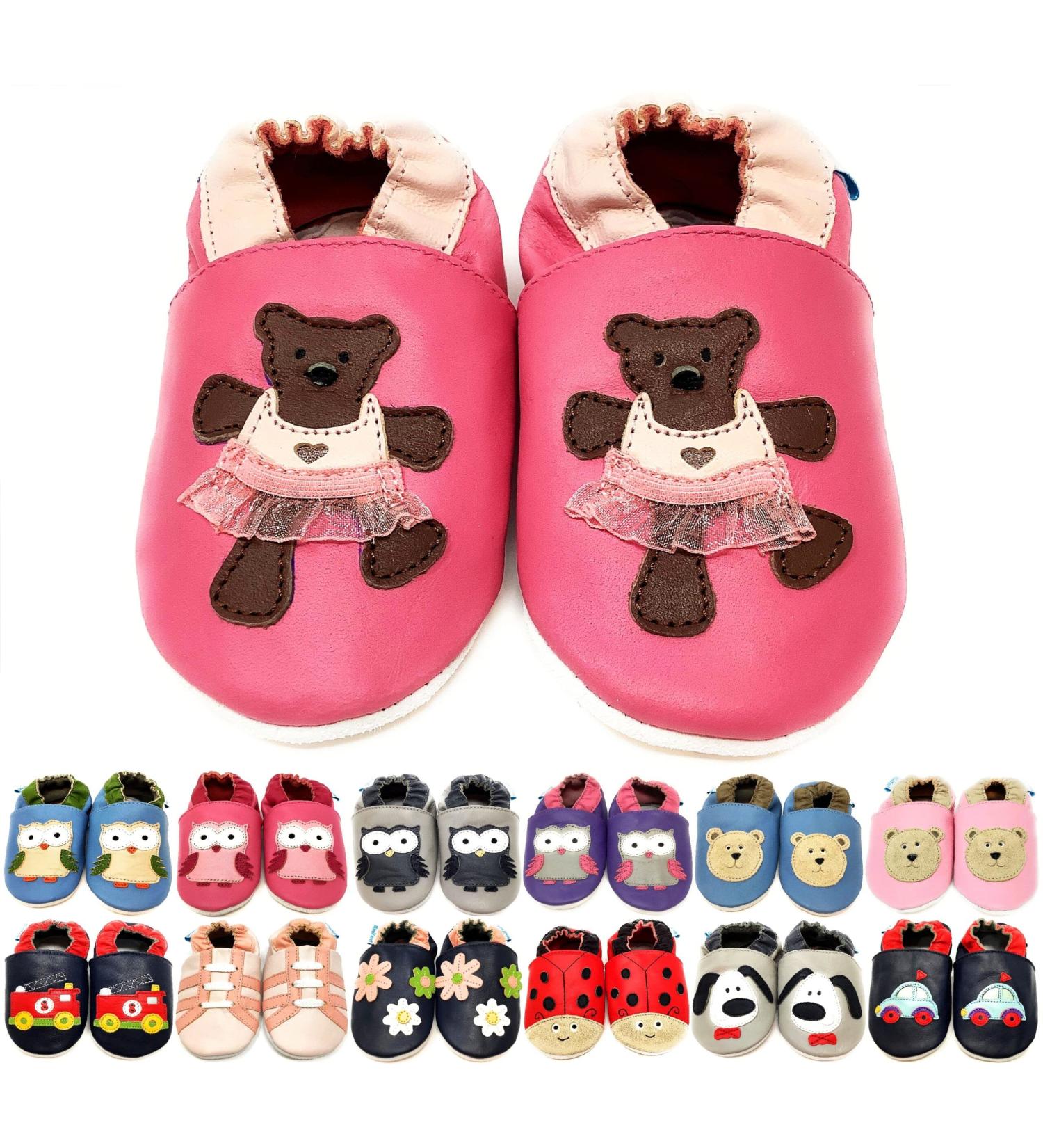 MiniFeet Premium Soft Leather Baby Shoes - Buy 4 Pairs, Get 1 Free! | Toddler Shoes 0-6 Months to 4-5 Years - Buy Online on GoSupps.com