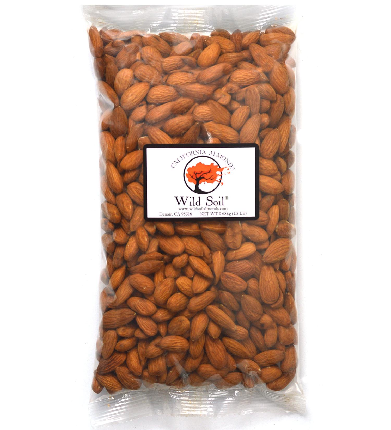Wild Soil Beyond Almonds - 20% More Protein | Superior Organic Raw Almonds - Buy Online on GoSupps.com