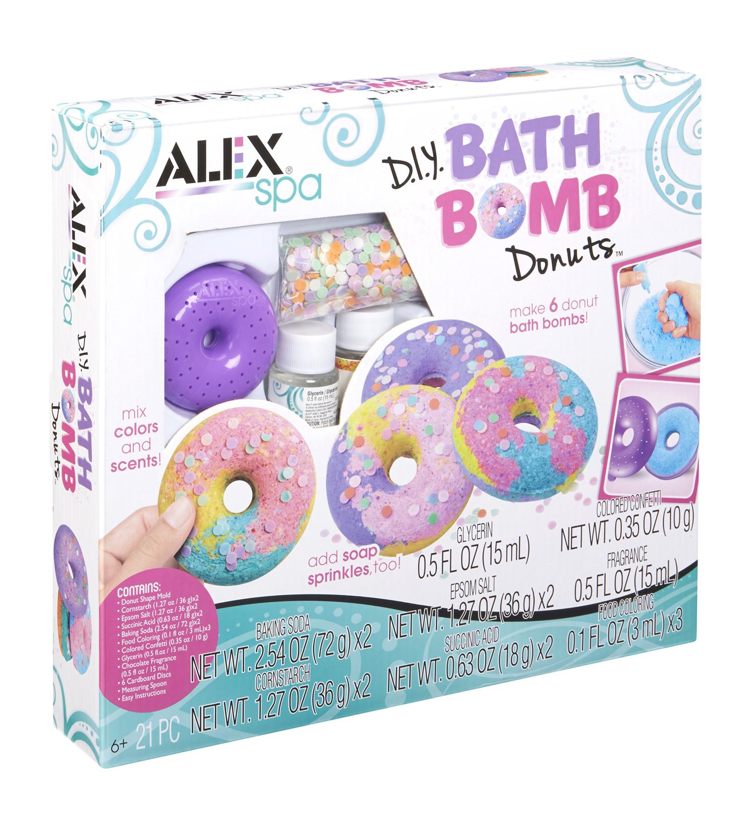 Alex Spa DIY Bath Bomb Donuts Kids Soap Kit - Creative Bath Bomb Making for Children - Buy Online on GoSupps.com