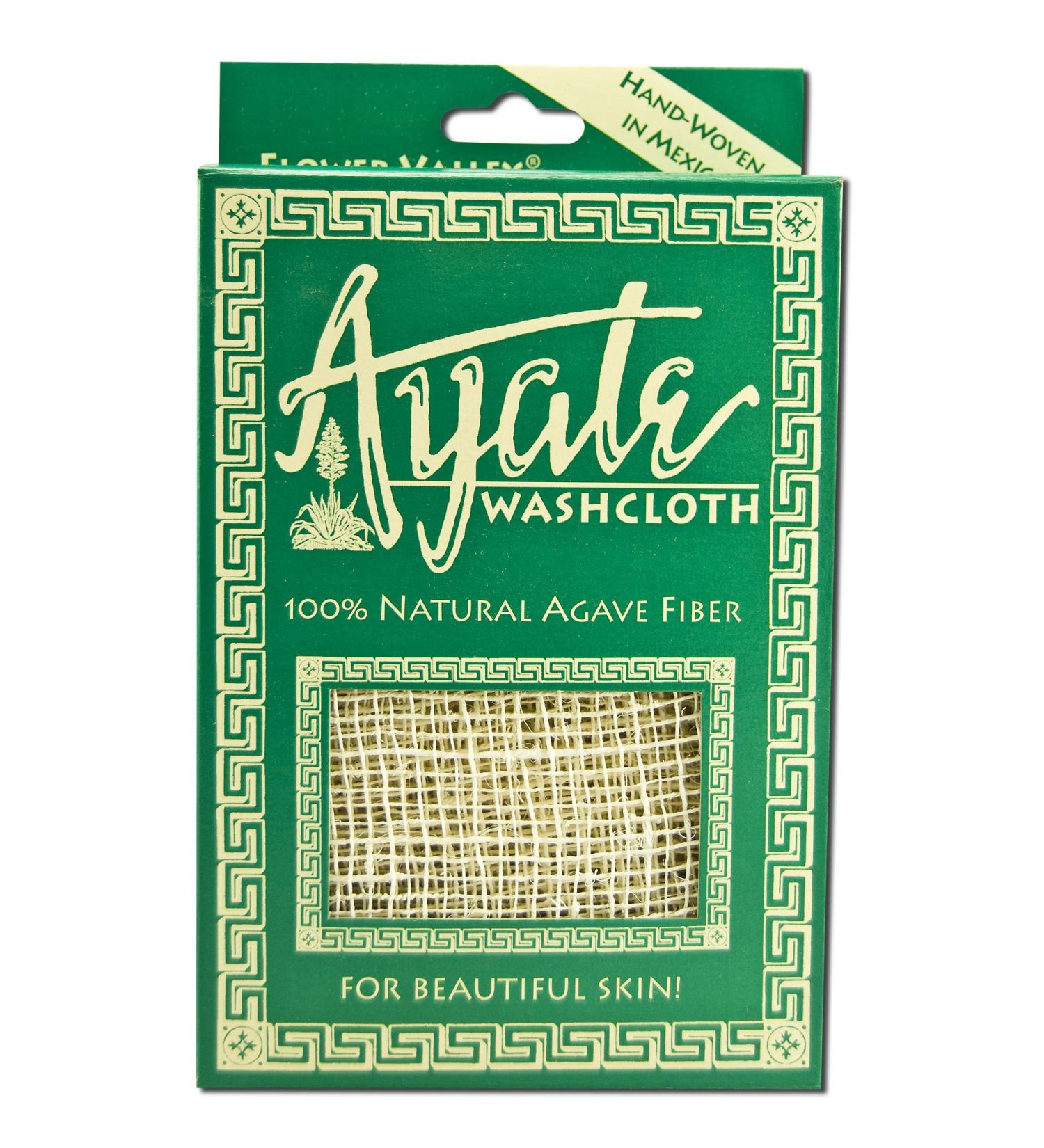 Ayate Washcloth - Exfoliating Face & Body Cloth for Shower - Natural Agave Fiber - Mold-Resistant Scrub Towel - Buy Online on GoSupps.com