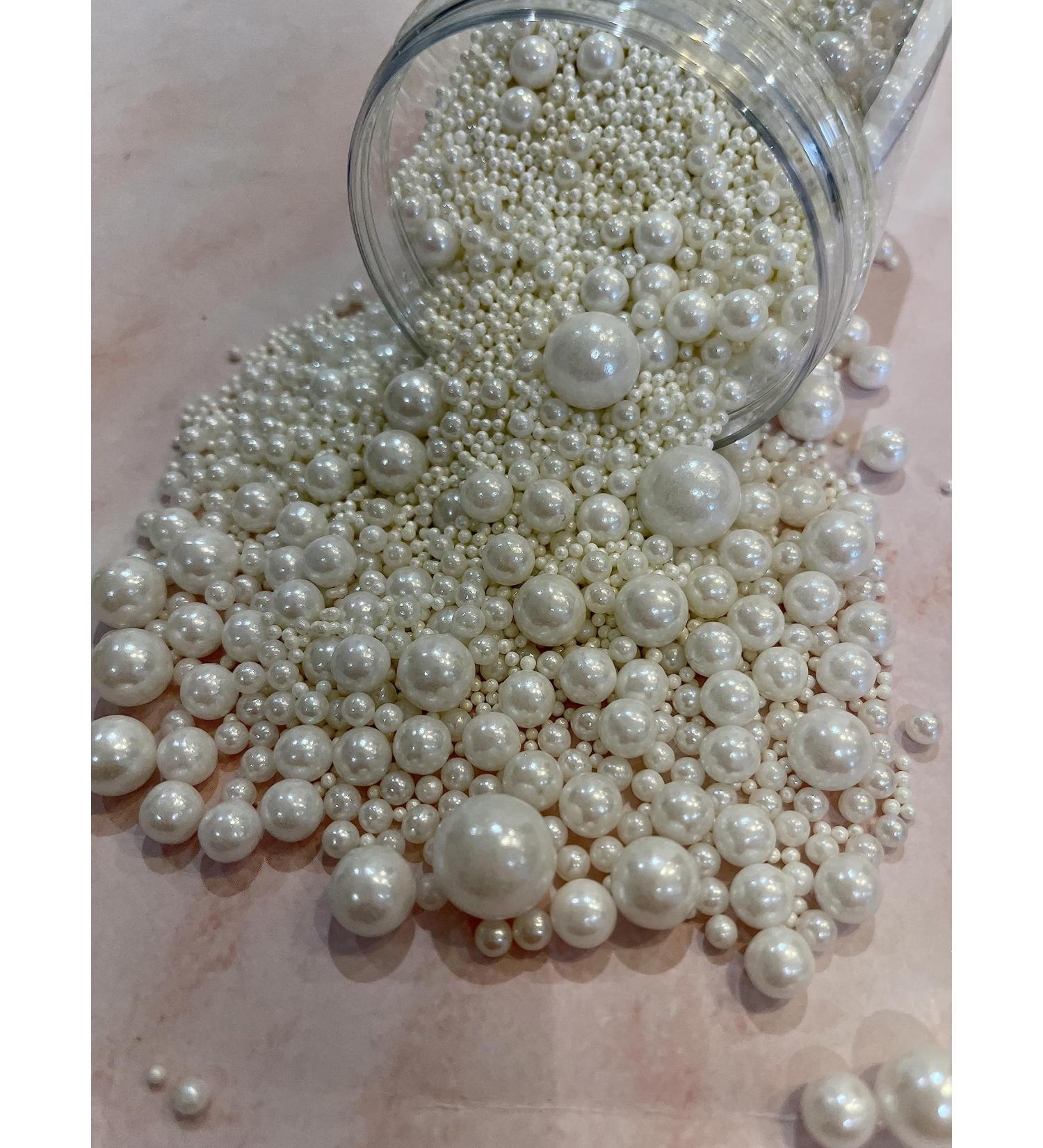 Shimmer White Sugar Sprinkles (Mix)
