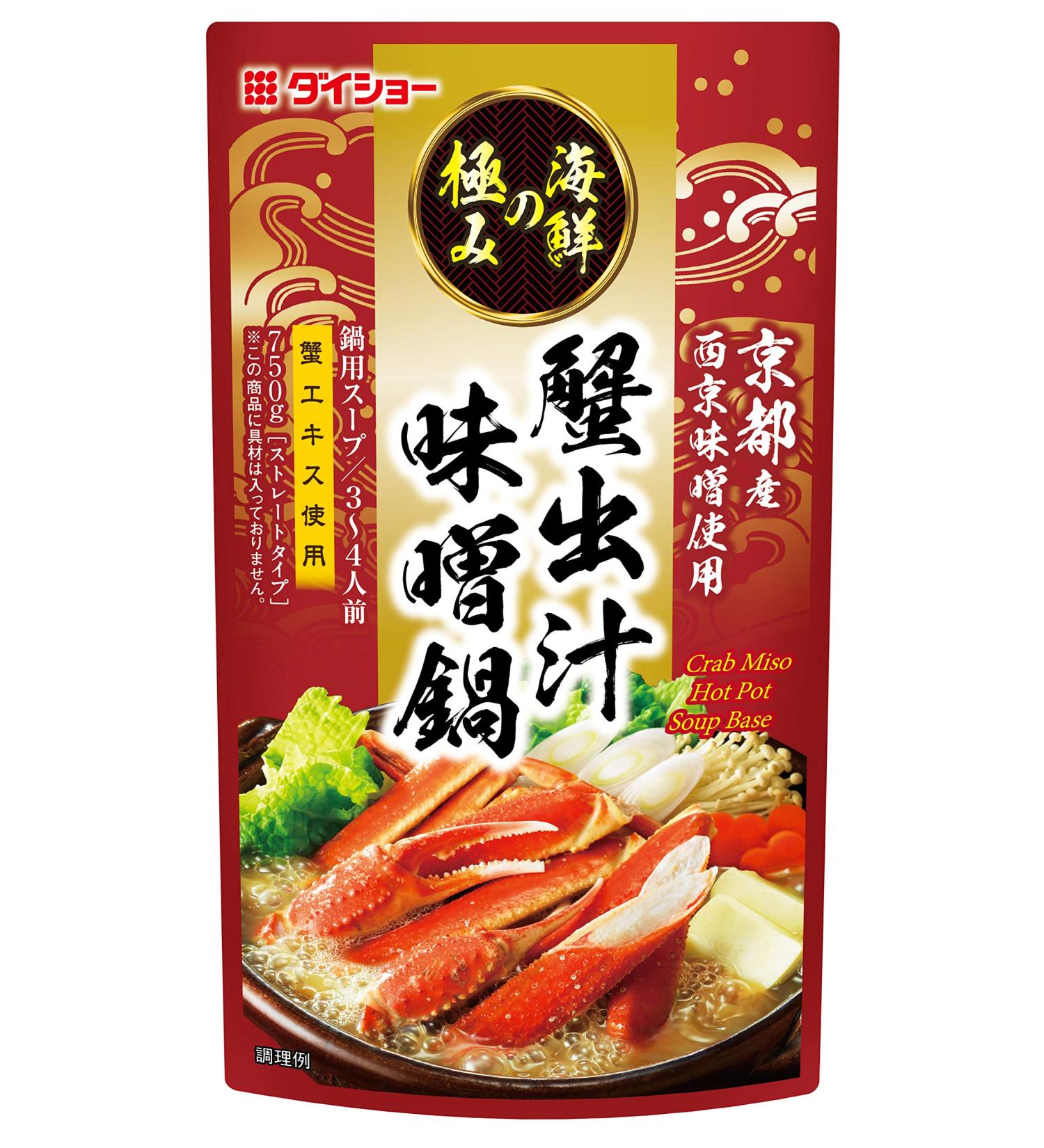 DAISHO Miso Hot Pot Soup Base with Crab Flavour 750 Grams Miso with Crab Flavour - Buy Online on GoSupps.com