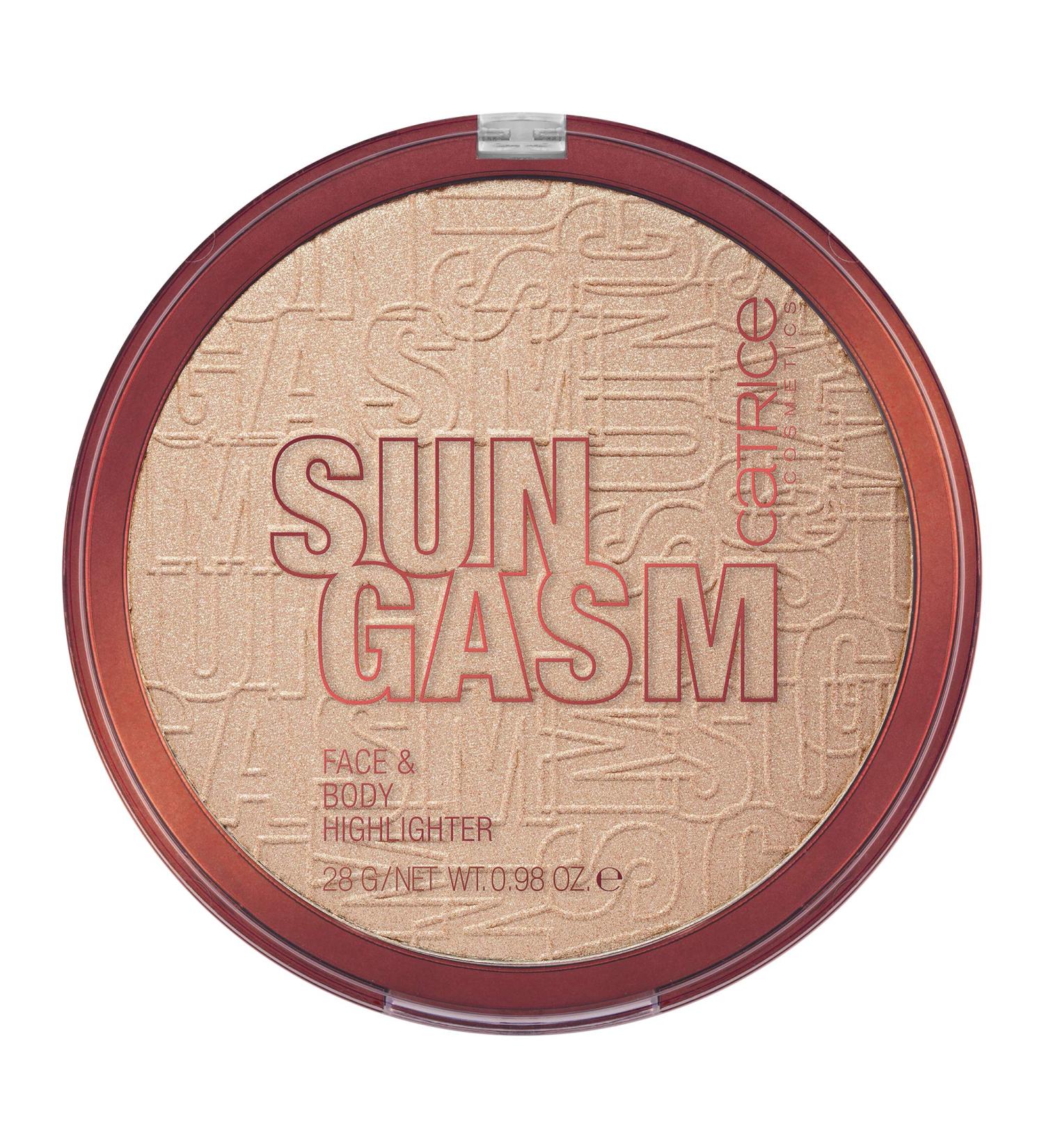 Catrice SUNGASM Face & Body Highlighter - Jumbo Size Silky Soft Powder | Vegan, Paraben & Oil Free | Cruelty Free | Suitable for All Skin Tones - Buy Online on GoSupps.com