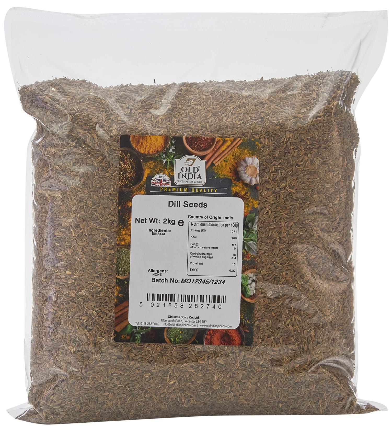Old India Dill Seeds 2kg - Premium Quality Dill Seeds for Culinary Delights - Buy Online on GoSupps.com