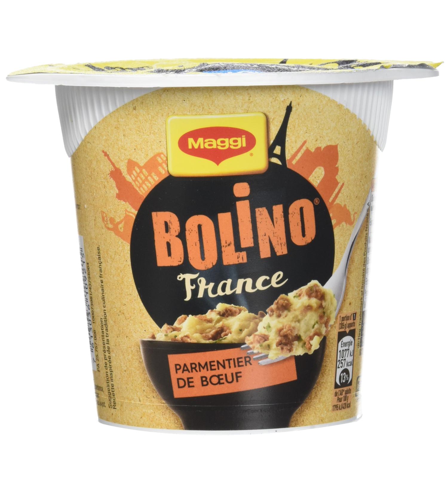 Maggi Bolino Cup FRANCE Beef Parmentier (1 Cup) - 60g - Buy Online on GoSupps.com