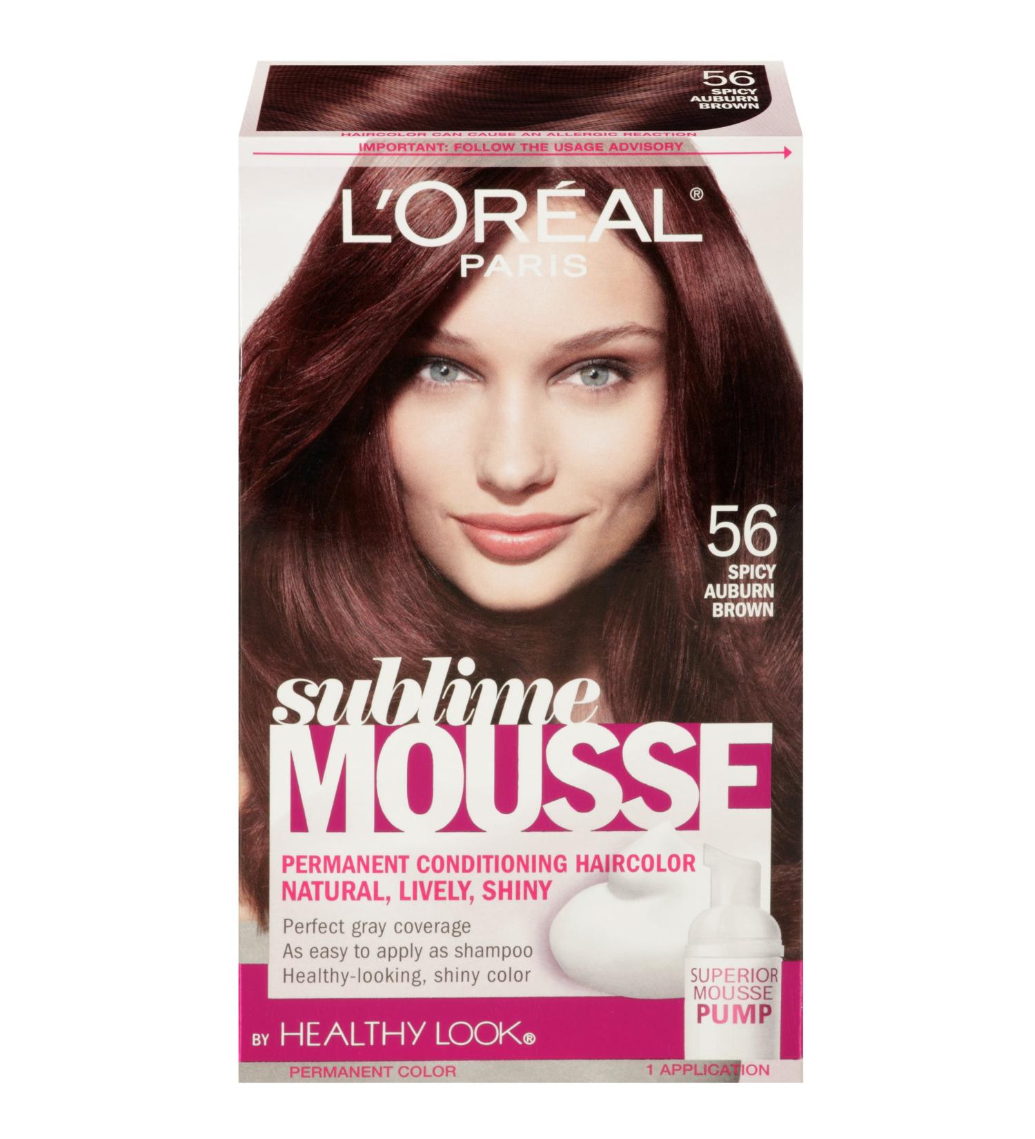 L'Or al Paris Sublime Mousse By Healthy Look Spicy Auburn Brown